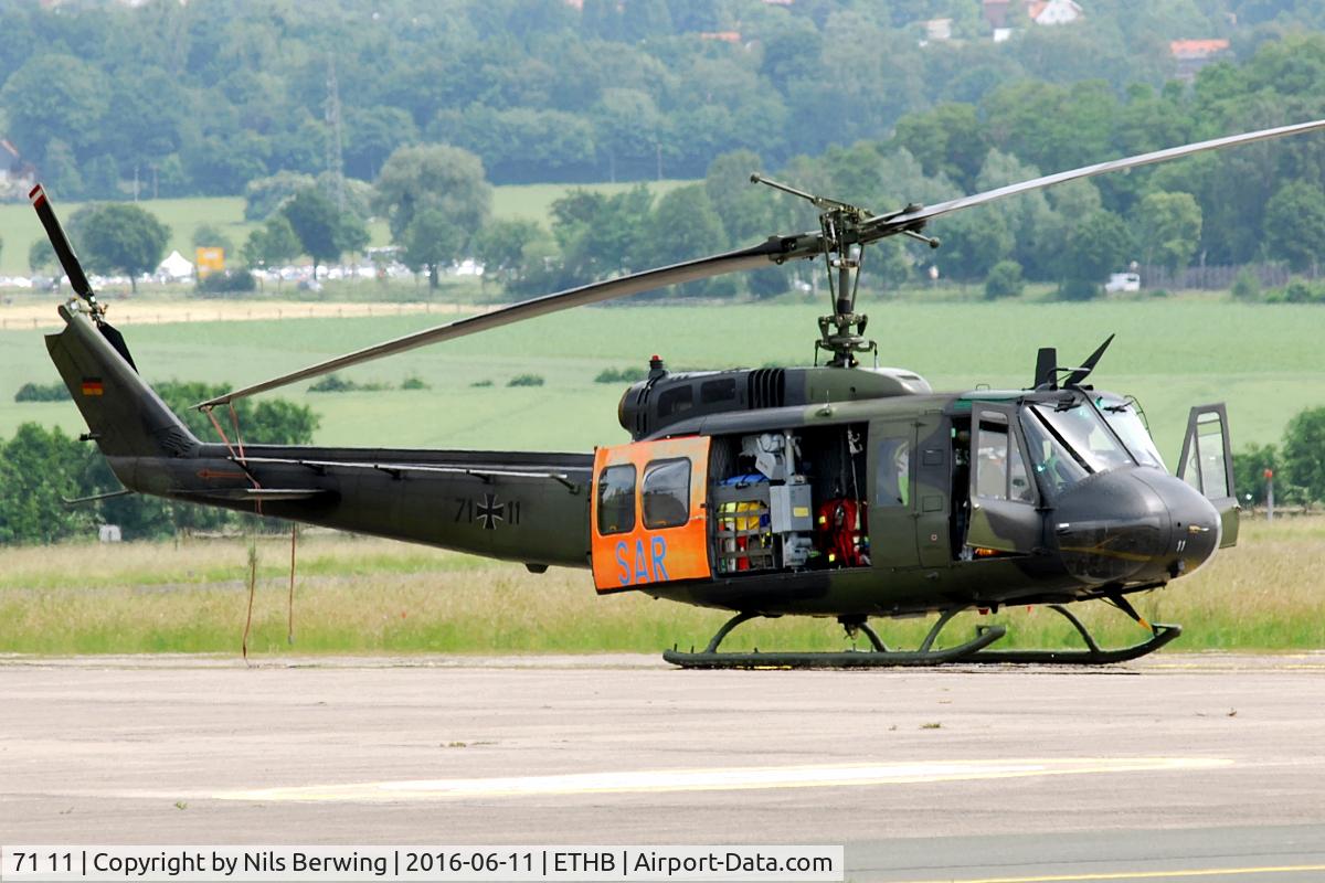 71 11, Bell (Dornier) UH-1D Iroquois (205) C/N 8171, 71+11 at ETHB
