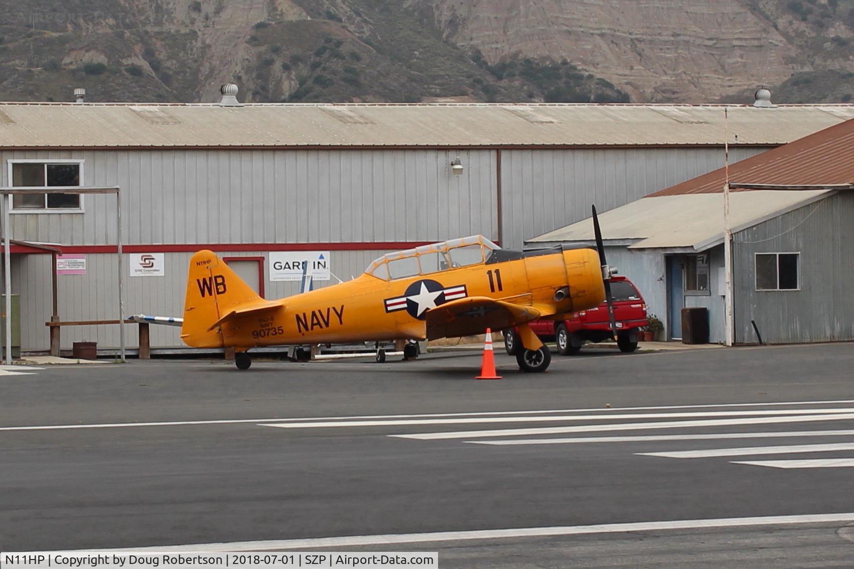 N11HP, 1943 North American SNJ-5 Texan Texan C/N 90735, 1943 North American SNJ-5 TEXAN, P&W R-1340 600 Hp