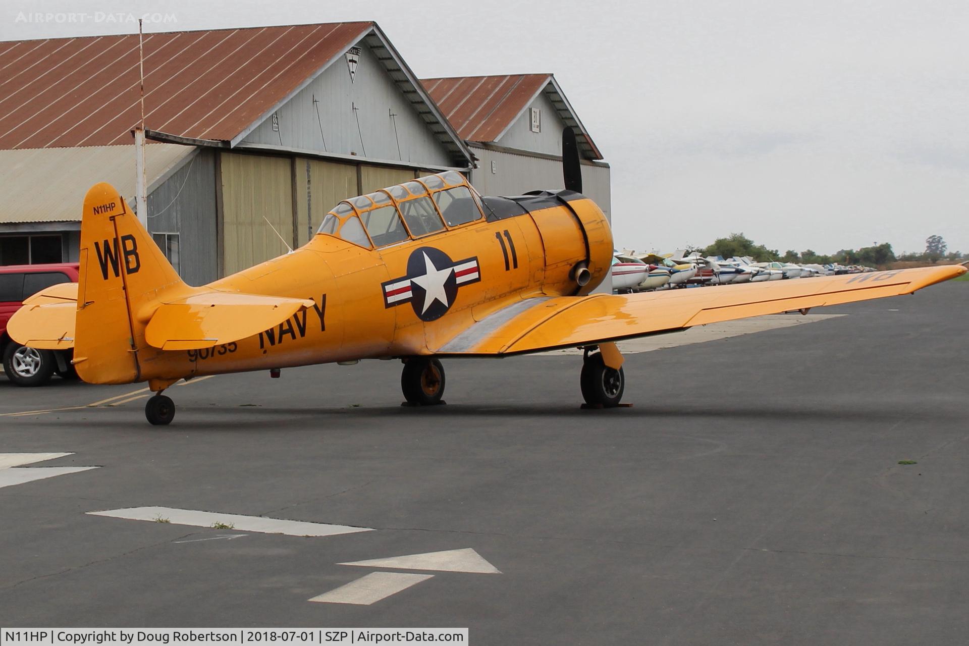 N11HP, 1943 North American SNJ-5 Texan Texan C/N 90735, 1943 North American SNJ-5 TEXAN, Pratt & Whitney R-1340 600 Hp