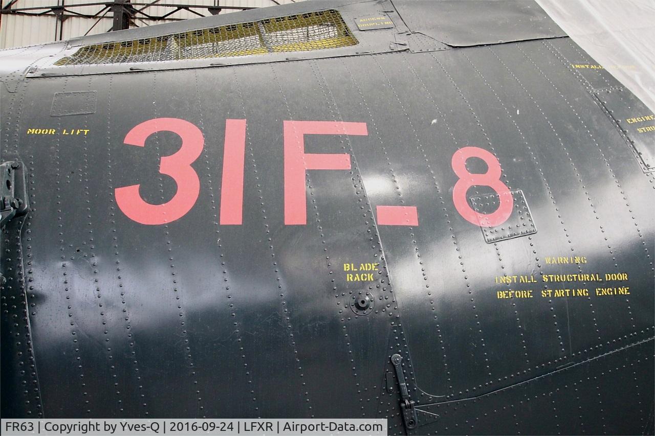 FR63, Piasecki H-21C Workhorse C/N FR63, Piasecki H-21C Workhorse, Naval Aviation Museum, Rochefort-Soubise airport (LFXR)