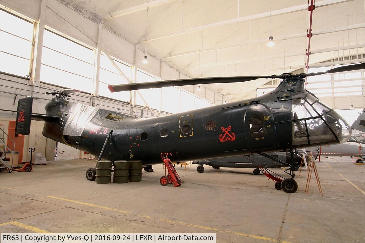 FR63, Piasecki H-21C Workhorse C/N FR63, Piasecki H-21C Workhorse, Naval Aviation Museum, Rochefort-Soubise airport (LFXR)