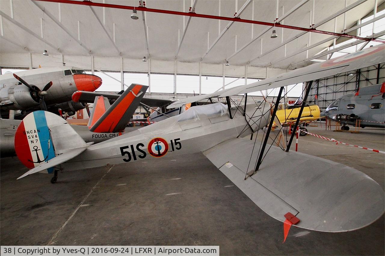 38, Stampe-Vertongen SV-4C C/N 38, Stampe-Vertongen SV-4C, Naval Aviation Museum, Rochefort-Soubise airport (LFXR)