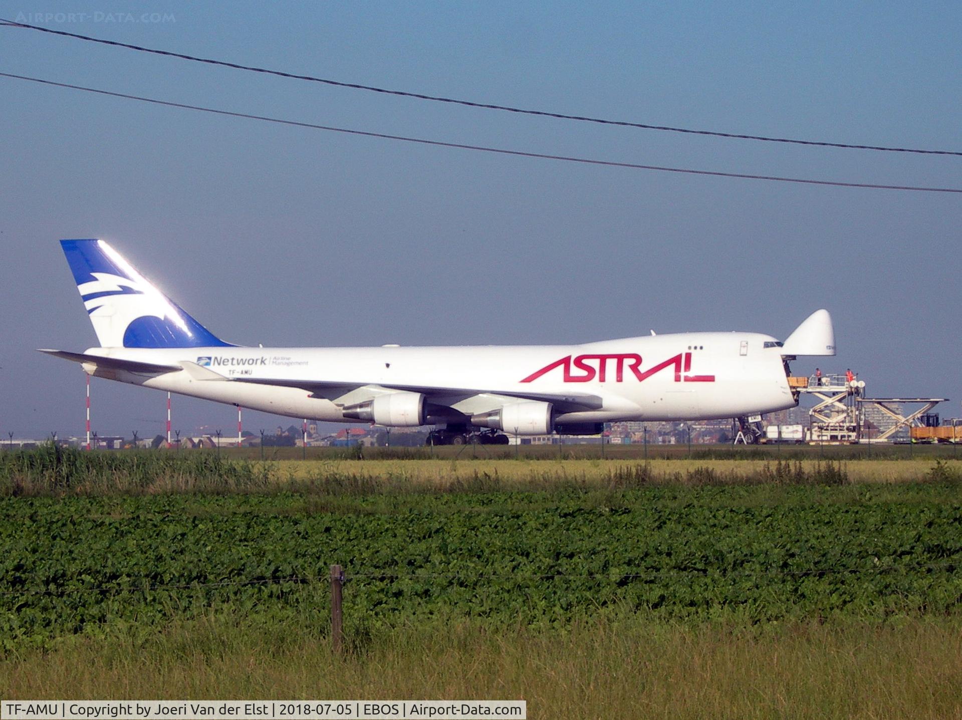 TF-AMU, 1999 Boeing 747-48EF/SCD C/N 27603, Cargo operations