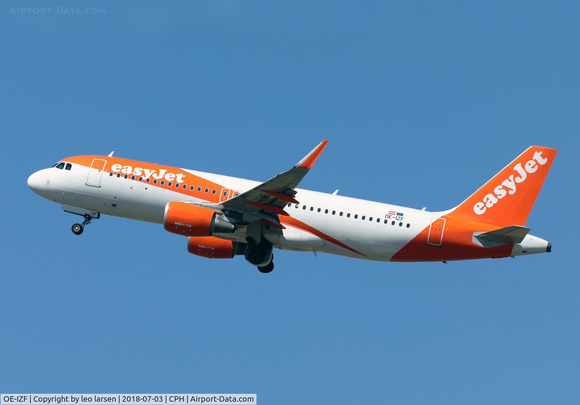 OE-IZF, 2015 Airbus A320-214 C/N 6831, Copenhagen 3.7.2018 T/O R-22R