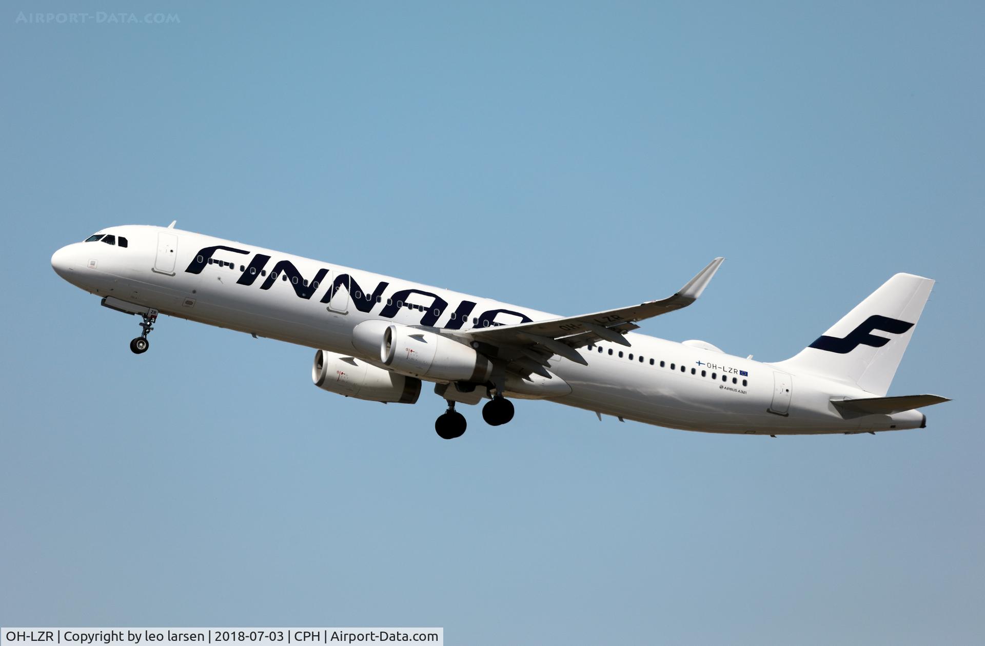 OH-LZR, 2017 Airbus A321-231 C/N 7981, Copenhagen 3.7.2018 T/O R-22R