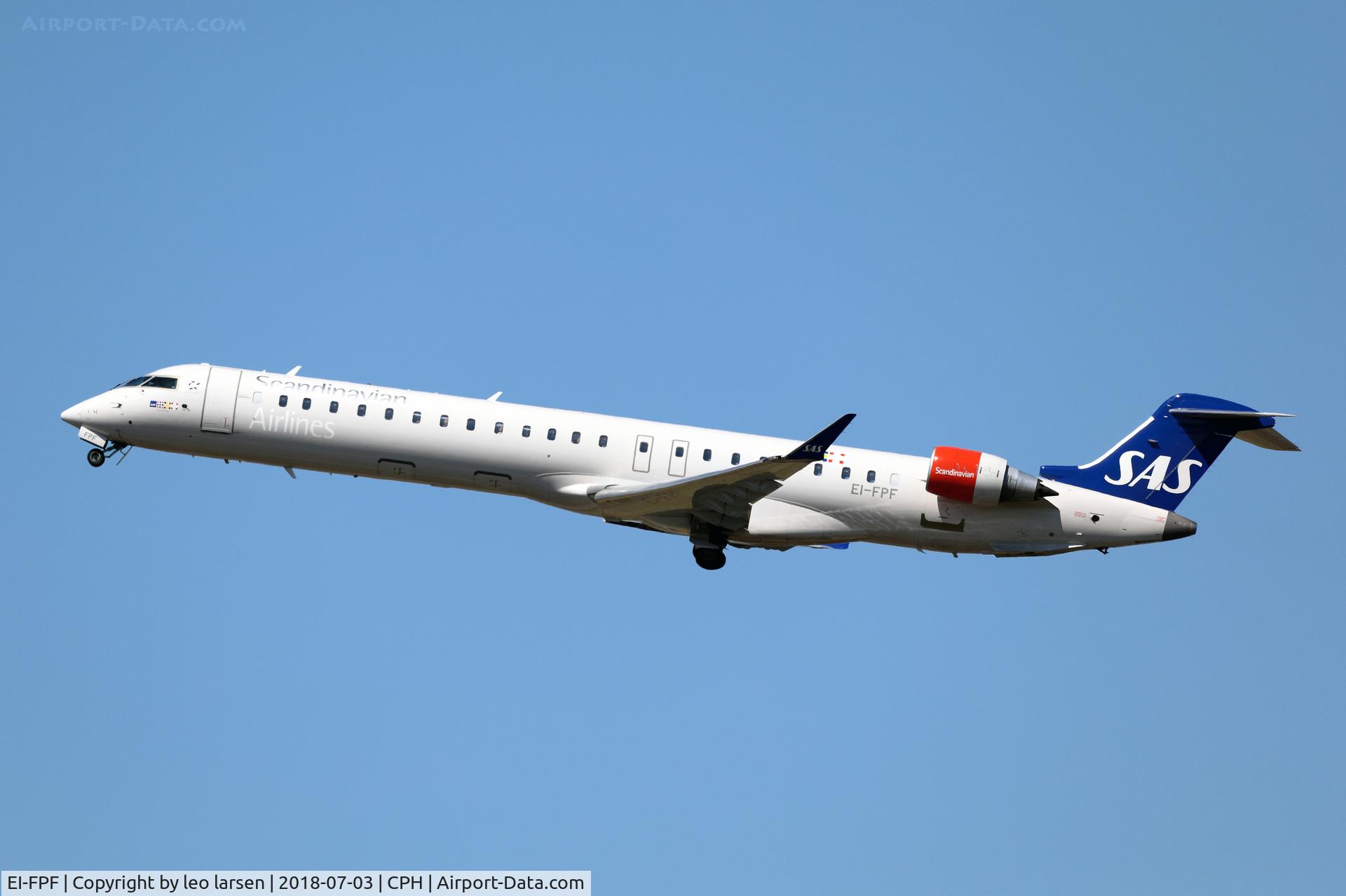 EI-FPF, 2016 Bombardier CRJ-900LR (CL-600-2D24) C/N 15403, Copenhagen 3.7.2018 T/O R-22R