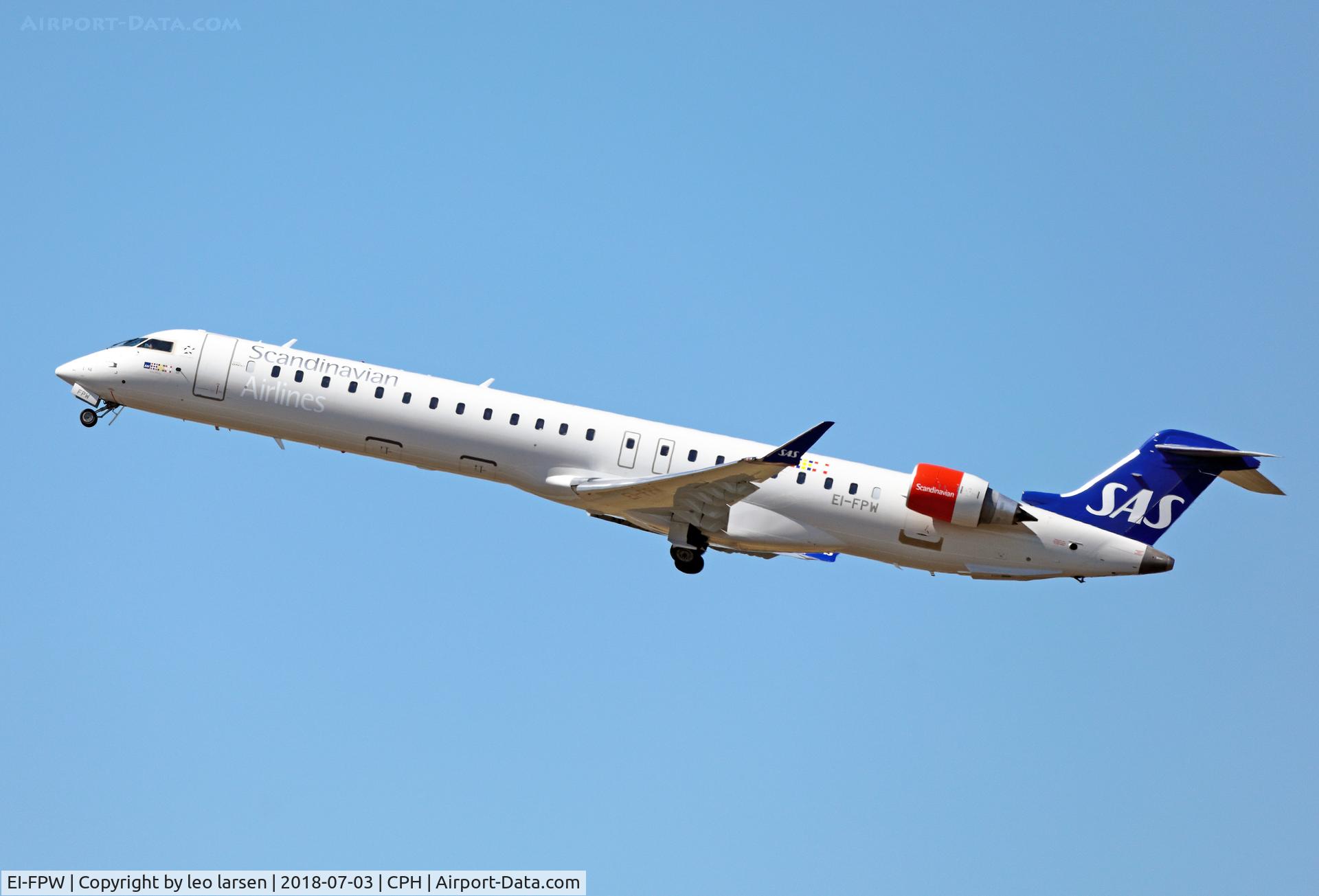 EI-FPW, 2018 Bombardier CRJ-900 (CL-600-2D24) C/N 15443, Copenhagen 3.7.2018
