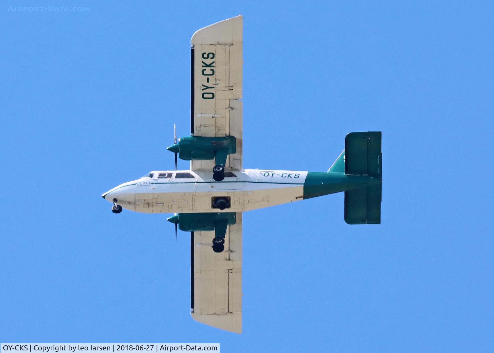 OY-CKS, 1976 Britten-Norman BN-2A-21 Islander C/N 553, Copenhagen Amager 27.6.2018