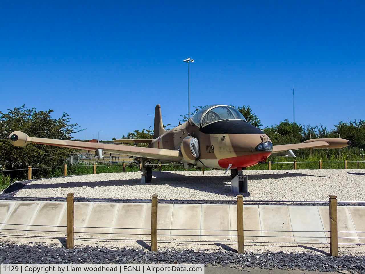 1129, BAC 167 Strikemaster Mk.80A C/N PS.360, Humberside airport