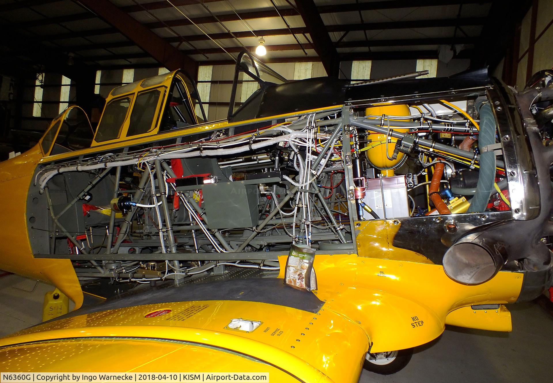 N6360G, North American SNJ-4 Texan C/N 88-13133, North American SNJ-4 Texan at the Kissimmee Air Museum, Orlando FL