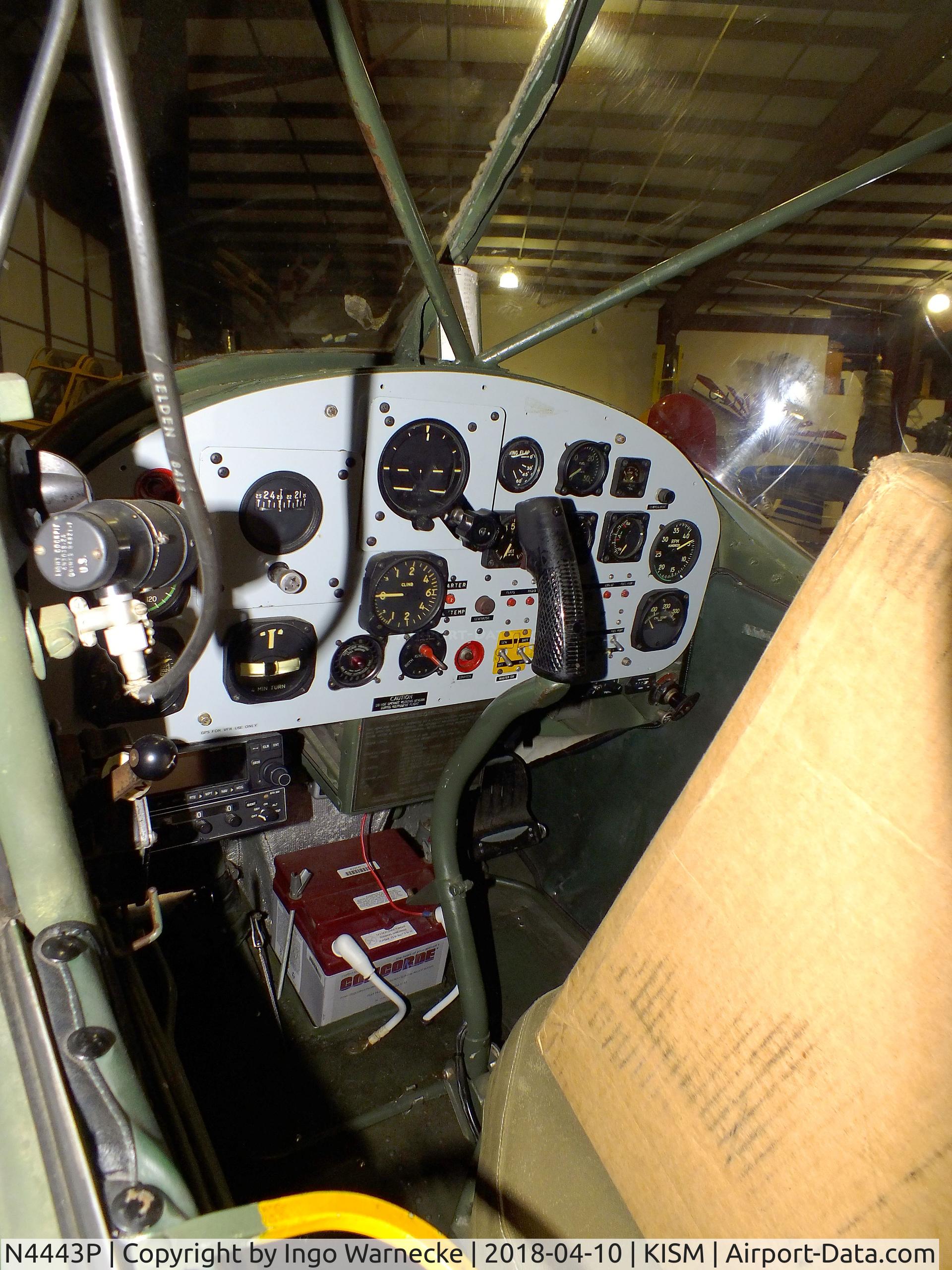N4443P, 1951 Cessna L-19 O-1 Bird Dog C/N 23079, Cessna 305 (L-19 / O-1) Bird Dog at the Kissimmee Air Museum, Orlando FL  #c