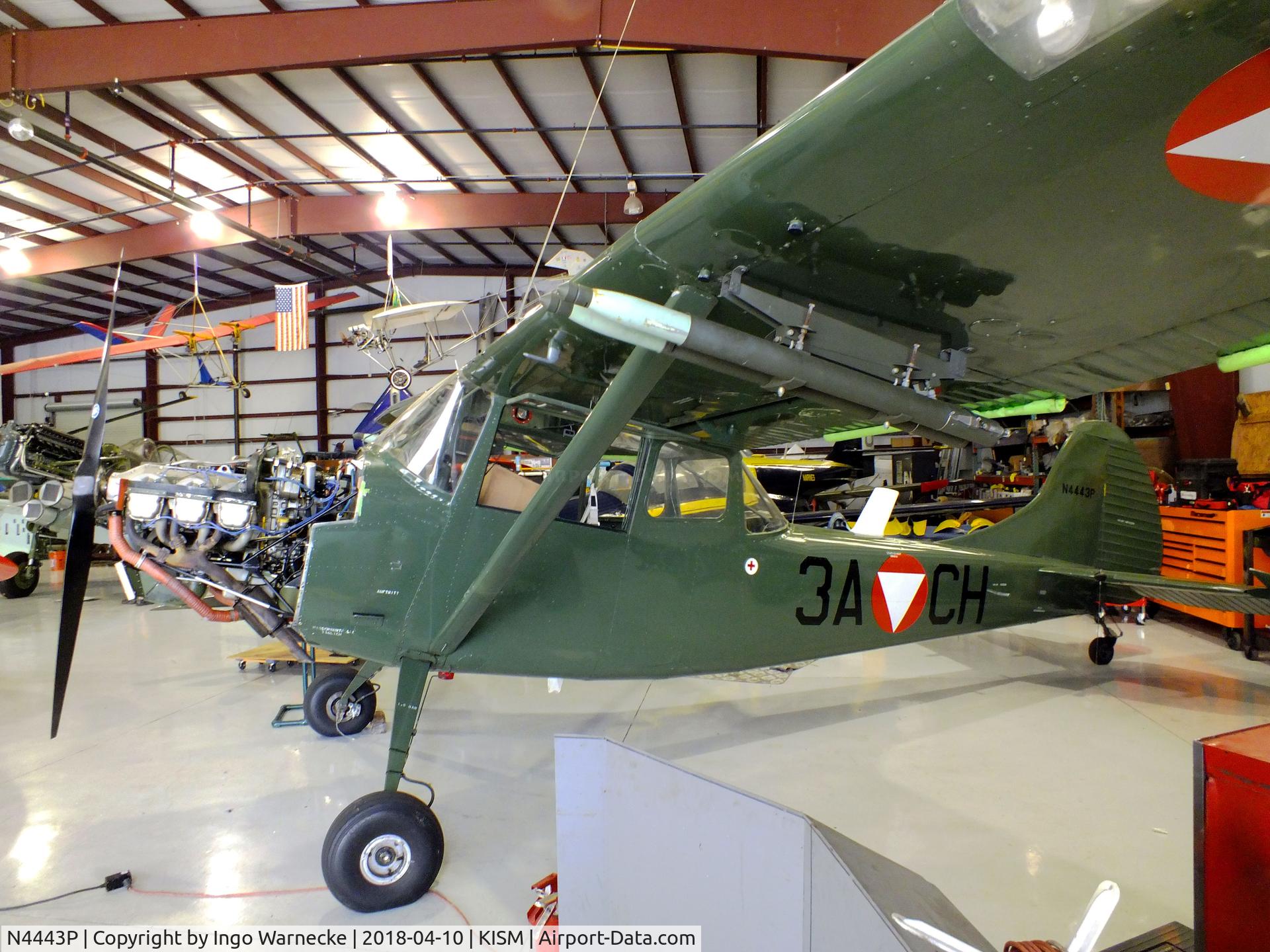 N4443P, 1951 Cessna L-19 O-1 Bird Dog C/N 23079, Cessna 305 (L-19 / O-1) Bird Dog at the Kissimmee Air Museum, Orlando FL