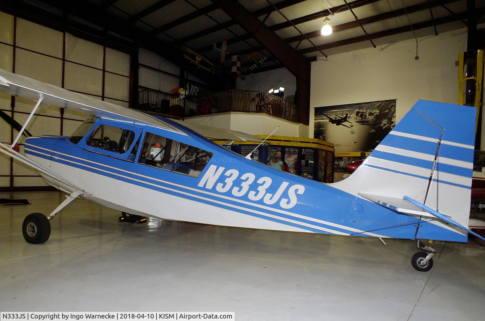 N333JS, 1977 Bellanca 7KCAB Citabria C/N 612-77, Bellanca 7KCAB Citabria B at the Kissimmee Air Museum, Orlando FL