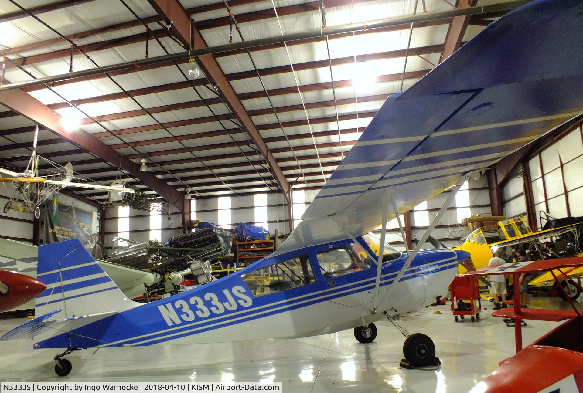 N333JS, 1977 Bellanca 7KCAB Citabria C/N 612-77, Bellanca 7KCAB Citabria B at the Kissimmee Air Museum, Orlando FL