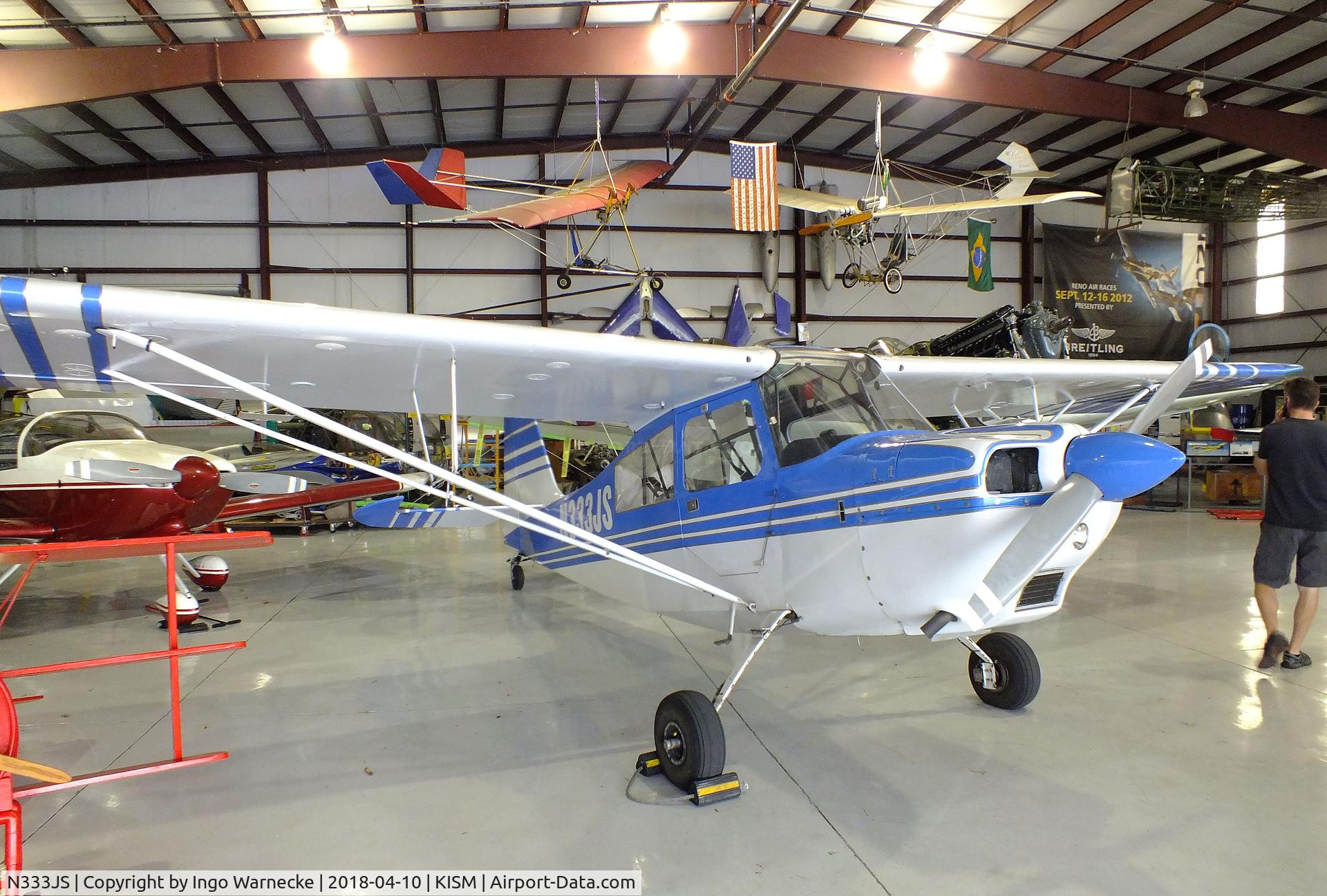N333JS, 1977 Bellanca 7KCAB Citabria C/N 612-77, Bellanca 7KCAB Citabria B at the Kissimmee Air Museum, Orlando FL