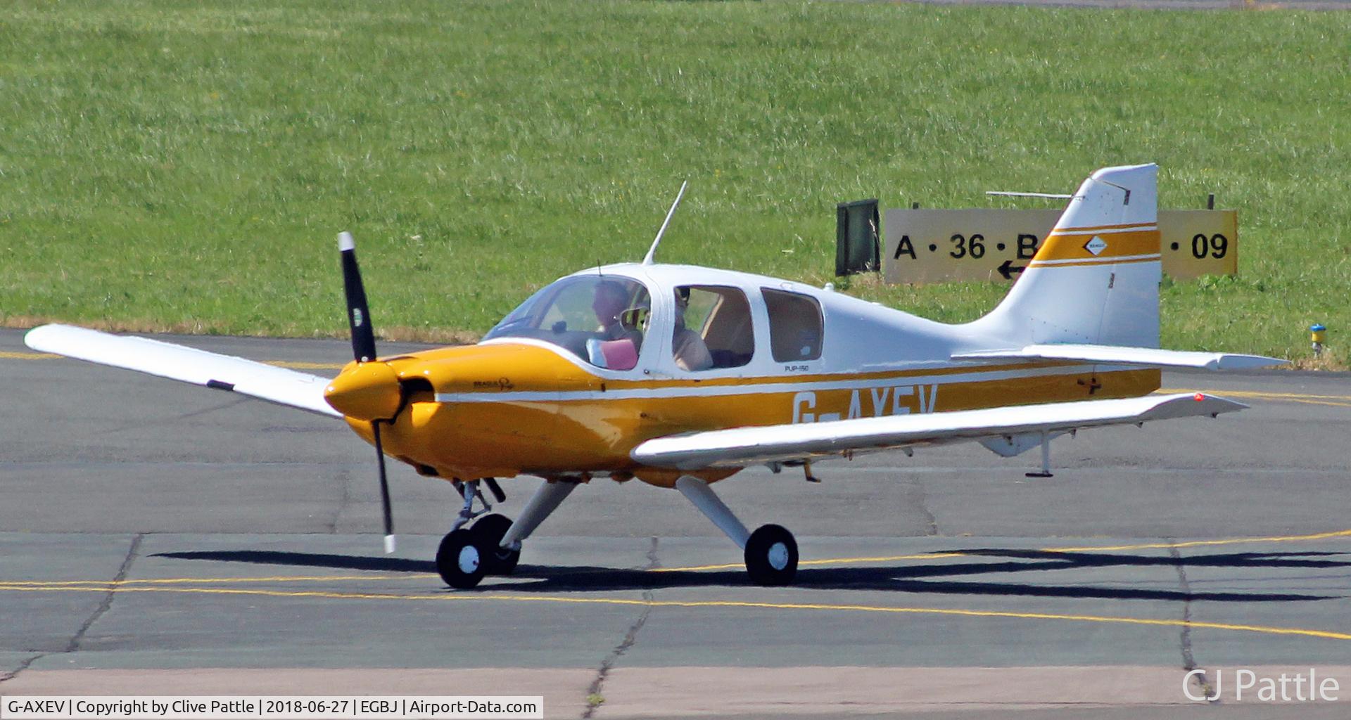 G-AXEV, 1969 Beagle B-121 Pup Series 2 (Pup 150) C/N B121-070, EGBJ Action