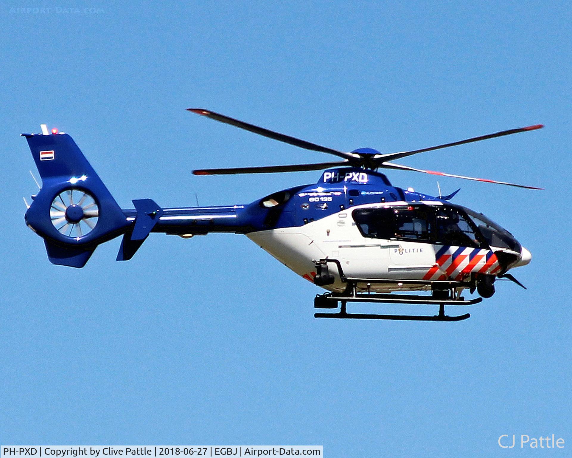 PH-PXD, 2009 Eurocopter EC-135P-2i C/N 0798, Dutch Police Training/test flights at EGBJ