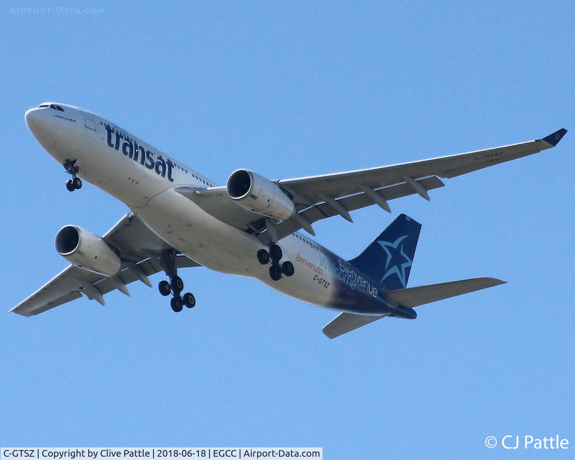 C-GTSZ, 2008 Airbus A330-243 C/N 971, Landing at EGCC