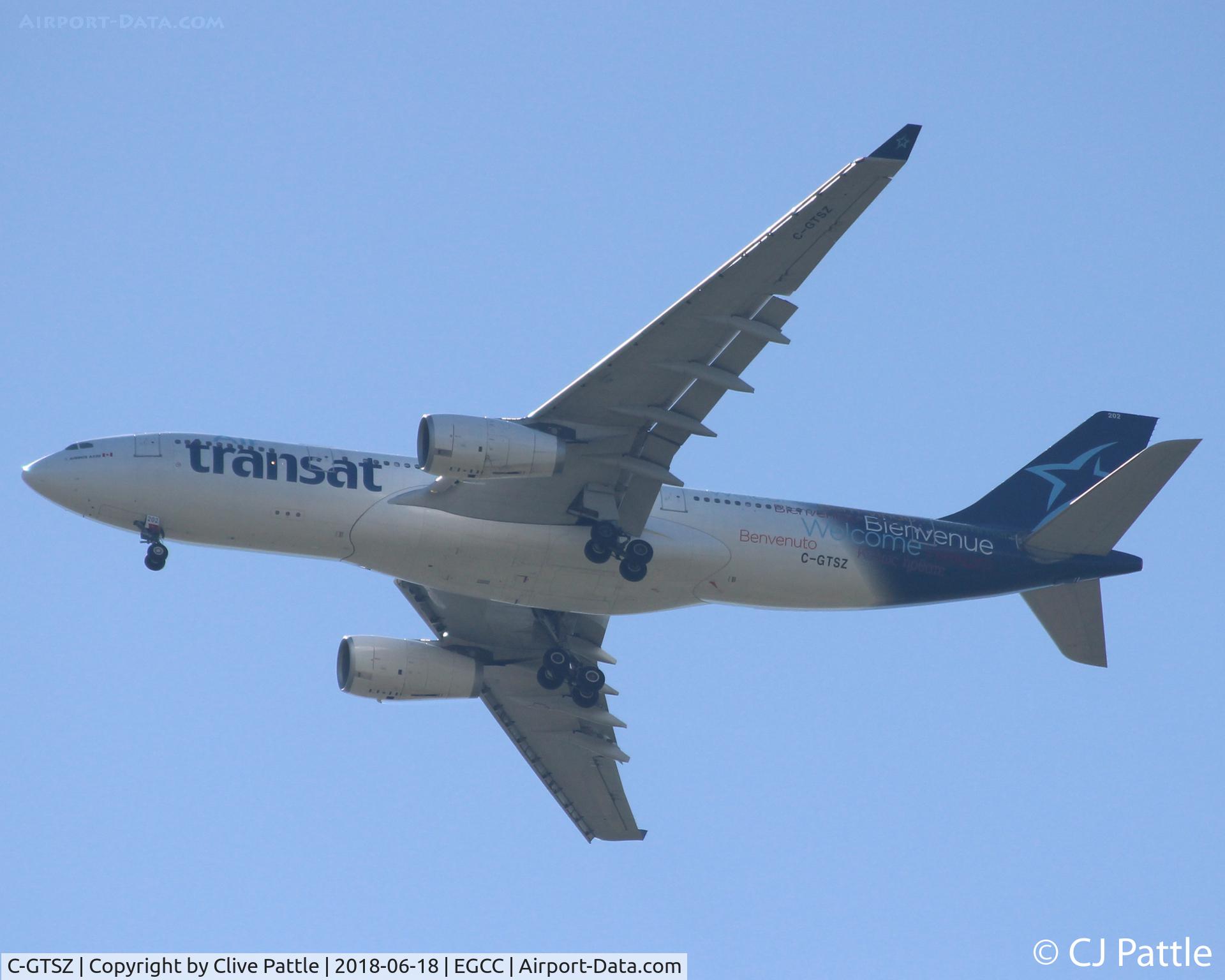 C-GTSZ, 2008 Airbus A330-243 C/N 971, Landing at EGCC