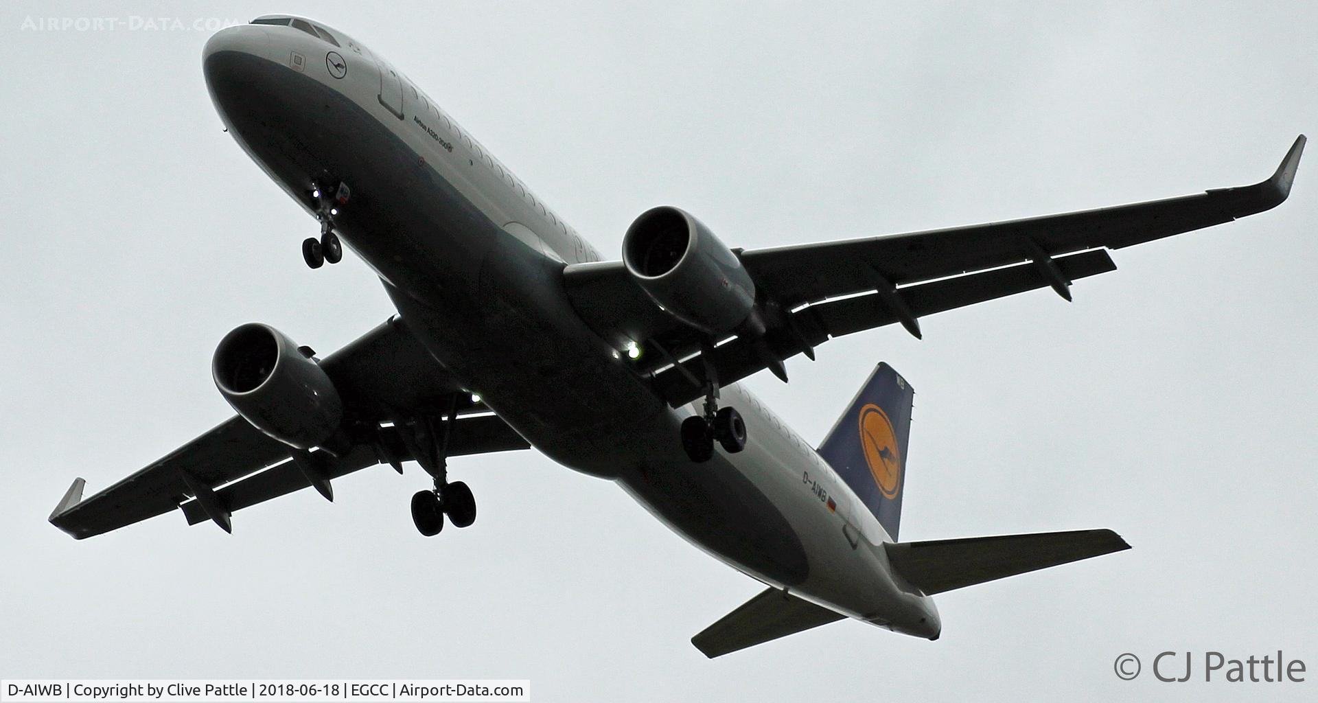 D-AIWB, 2017 Airbus A320-214 C/N 7699, Landing at EGCC