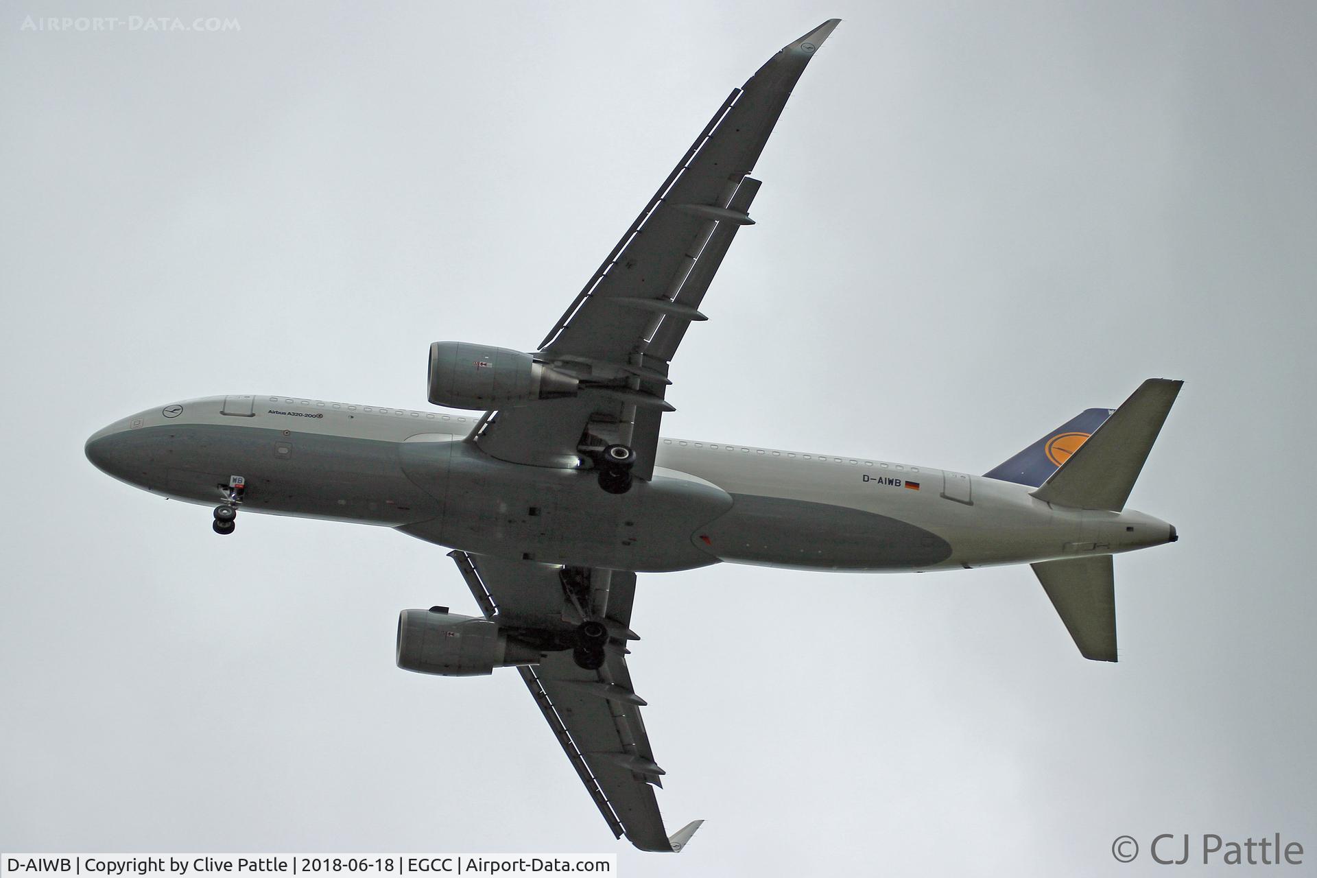D-AIWB, 2017 Airbus A320-214 C/N 7699, Landing at EGCC