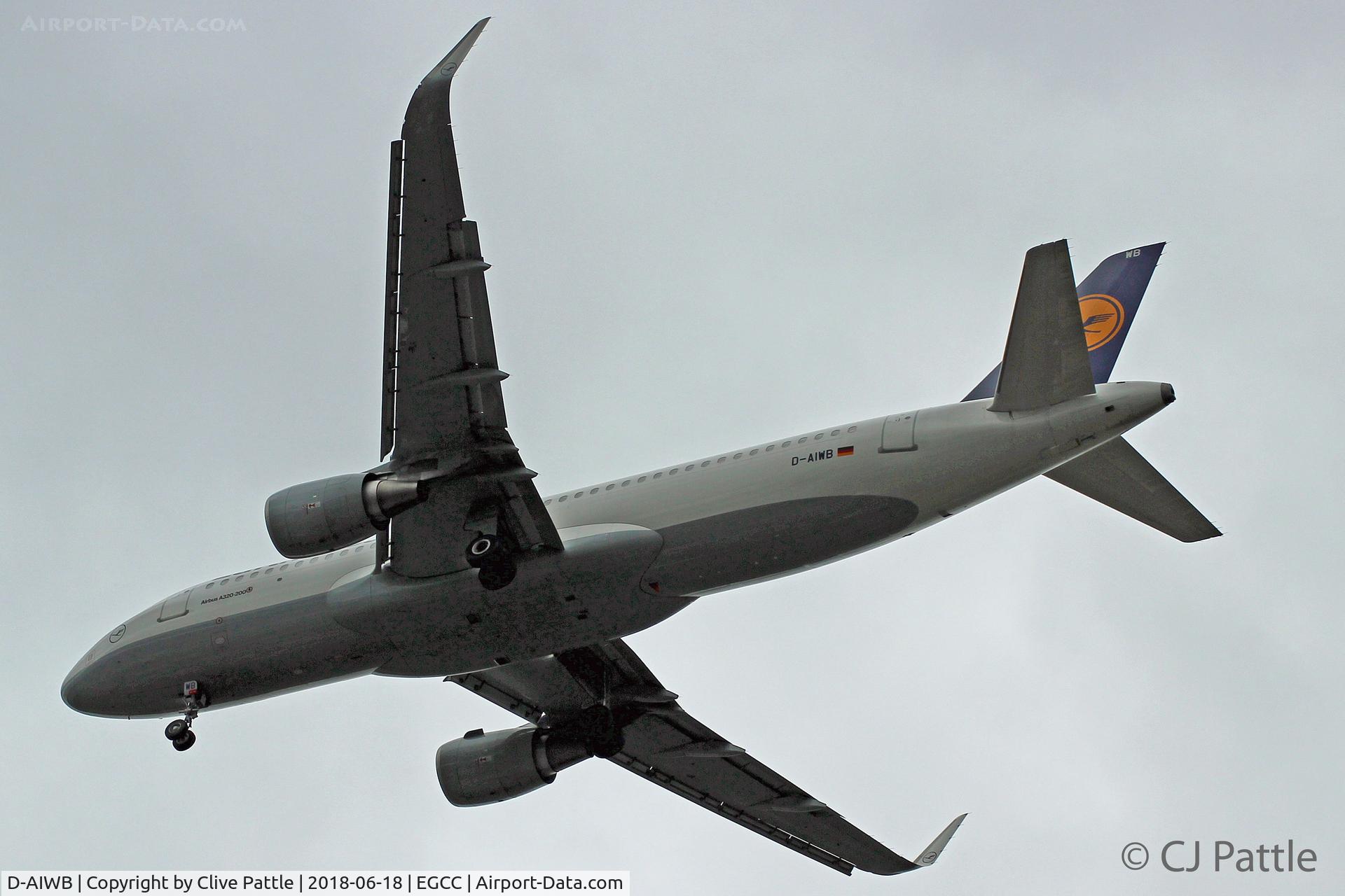 D-AIWB, 2017 Airbus A320-214 C/N 7699, Landing at EGCC