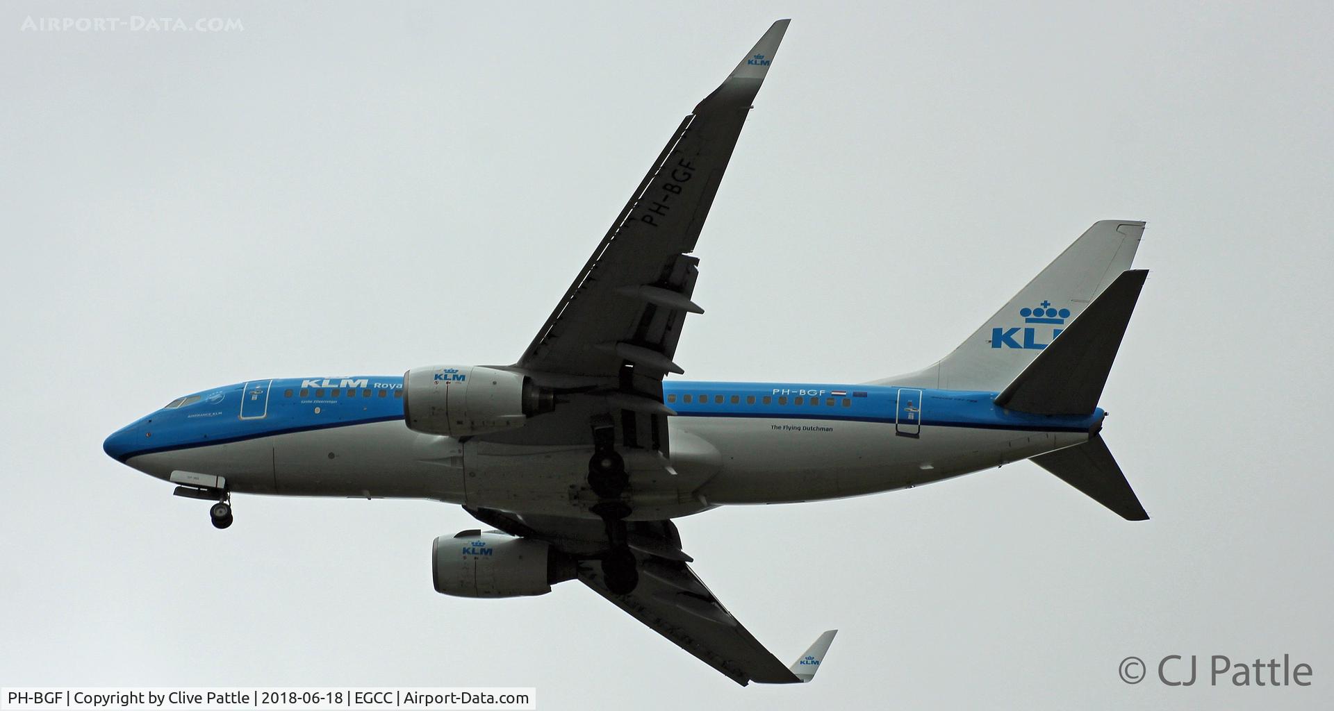PH-BGF, 2008 Boeing 737-7K2 C/N 30365, Landing at EGCC