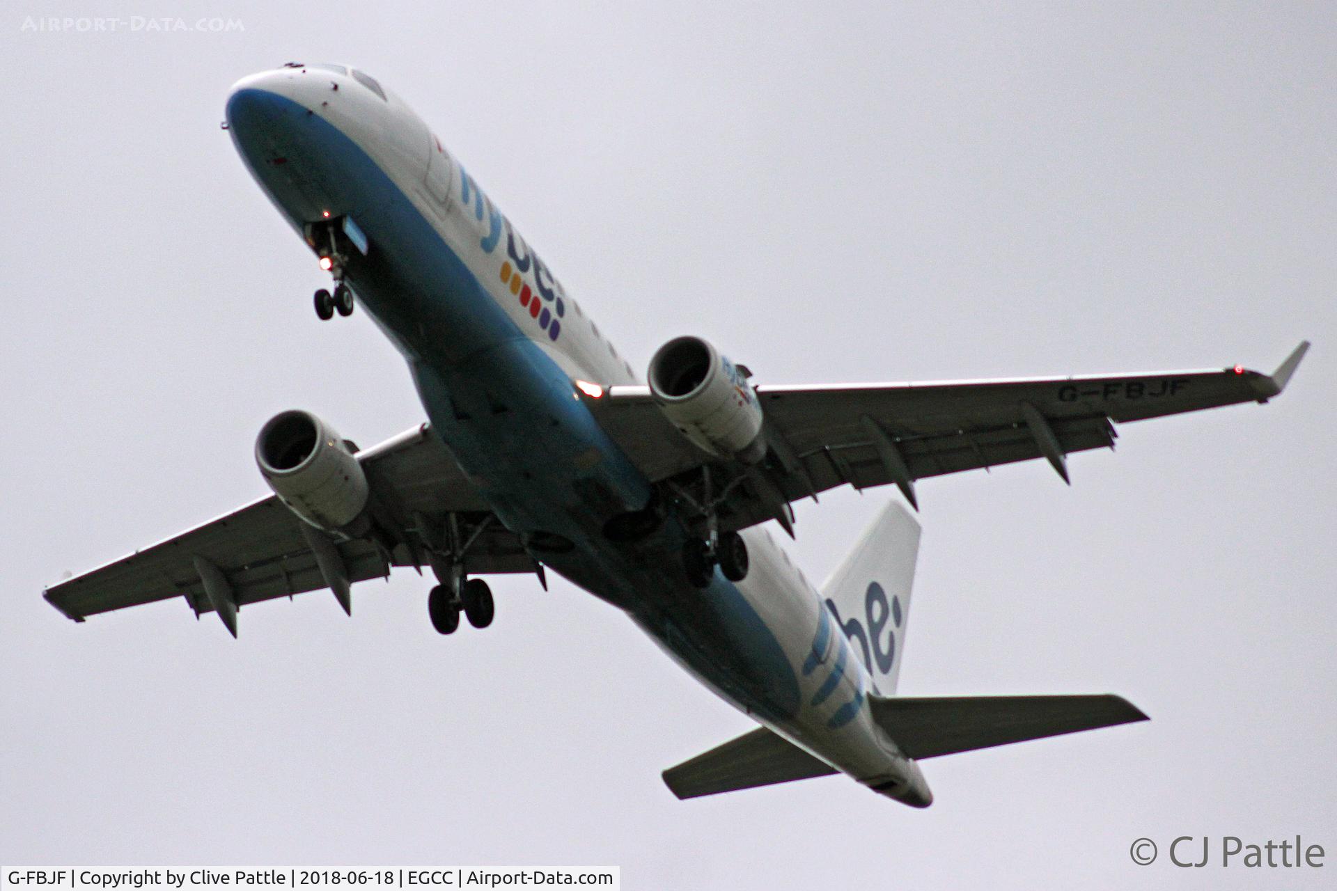 G-FBJF, 2012 Embraer 175STD (ERJ-170-200) C/N 17000341, On finals to EGCC