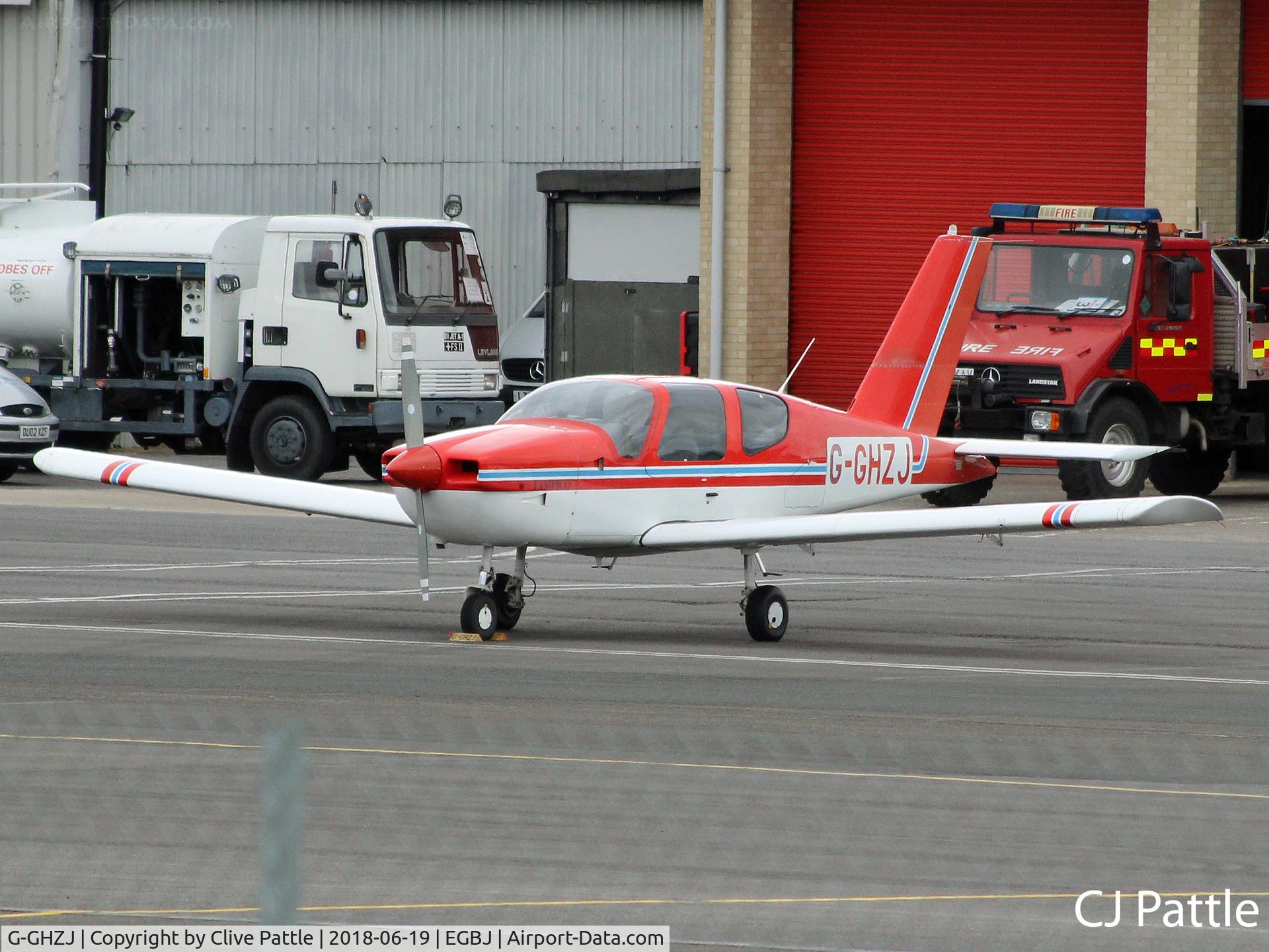 G-GHZJ, 1989 Socata TB-9 Tampico C/N 941, Parked at EGBJ