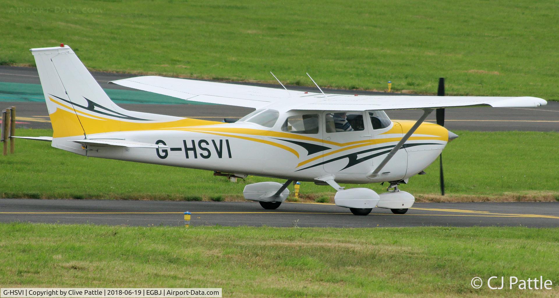 G-HSVI, 1974 Reims FR172F Reims Rocket C/N 0487, In action at EGBJ
