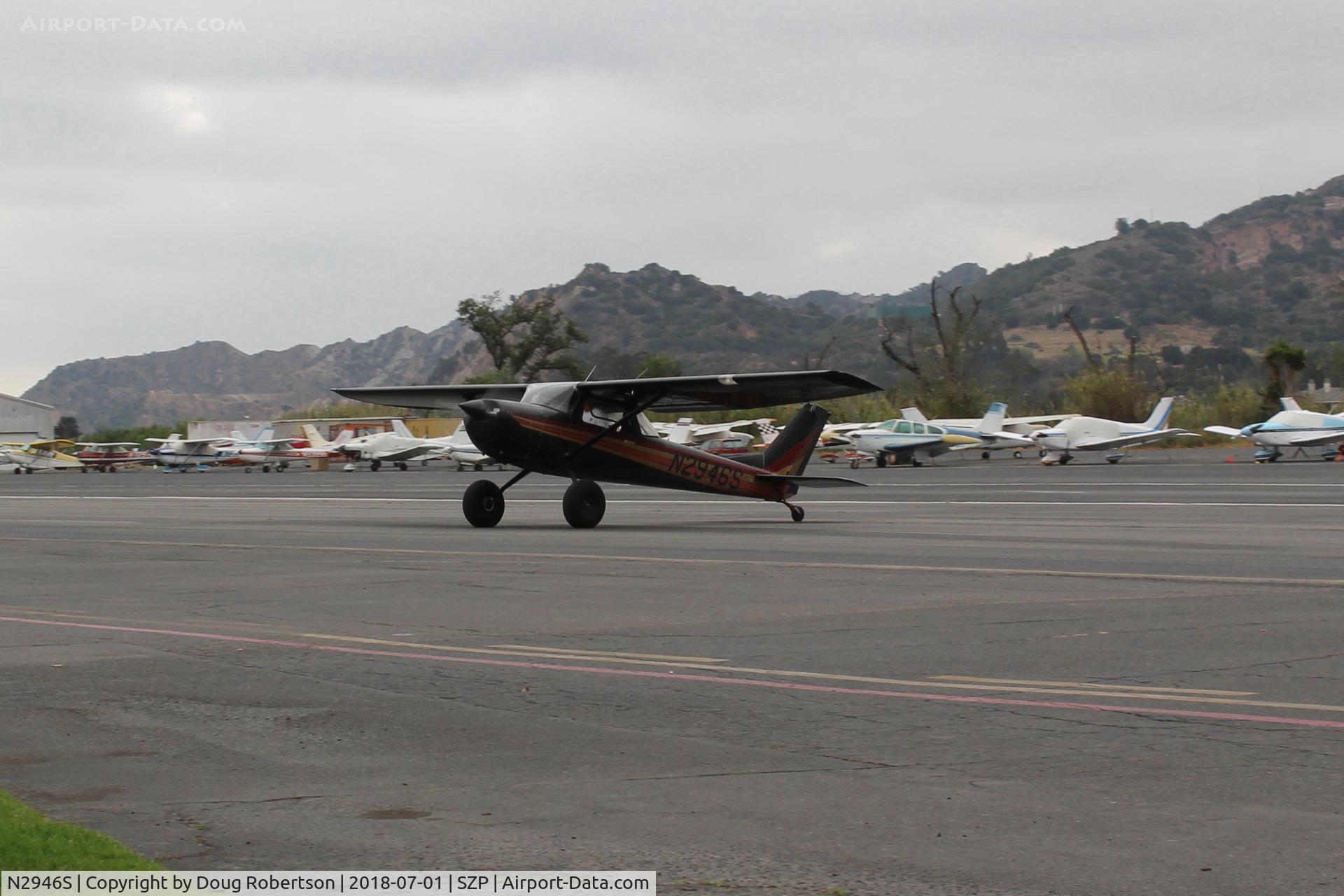 N2946S, 1967 Cessna 150G C/N 15066846, 1967 Cessna 150G TEXAS TAILDRAGGER conversion, Continental O-200 100 Hp, taxi to Fuel Dock