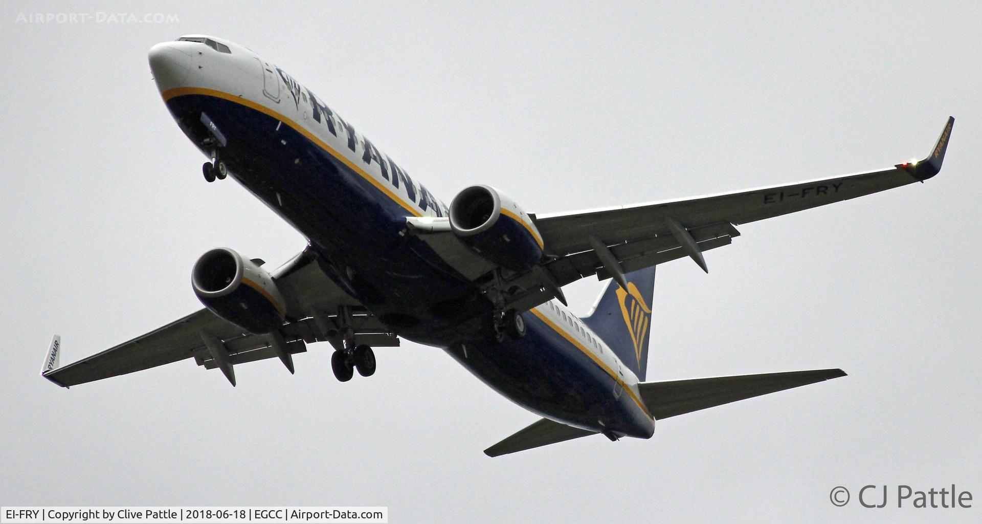 EI-FRY, 2016 Boeing 737-8AS C/N 44750, Finals to EGCC