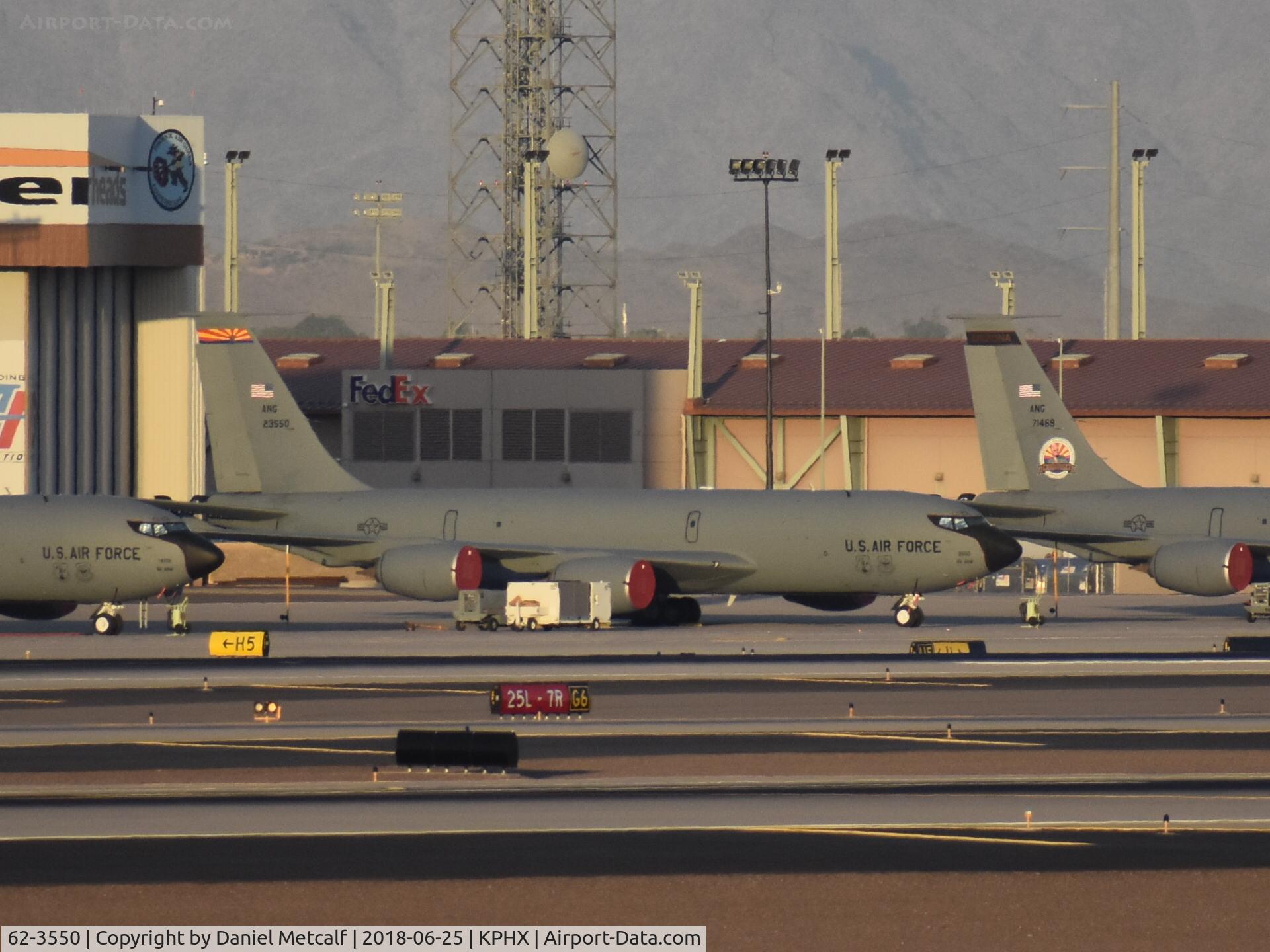 62-3550, 1962 Boeing KC-135R Stratotanker C/N 18533, Seen at Phoenix Sky Harbor International Airport