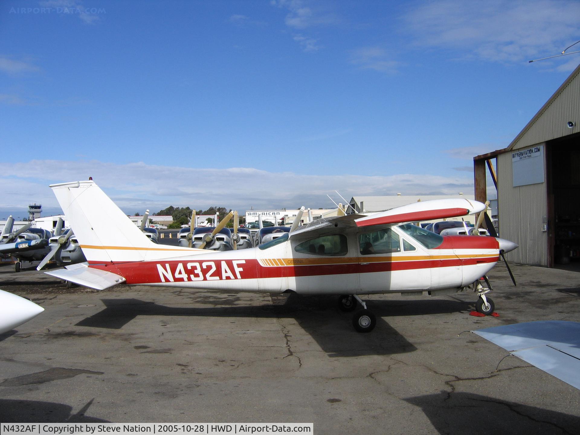 N432AF, 1973 Cessna 177RG Cardinal C/N 177RG0361, 1973 Cessna 177RG at Hayward, CA
