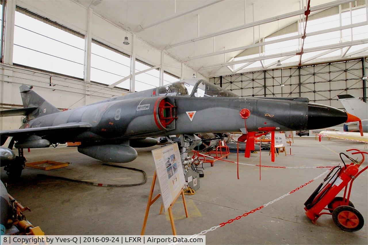 8, Dassault Super Etendard C/N 8, Dassault Super Etendard, Preserved at Naval Aviation Museum, Rochefort-Soubise airport (LFXR)