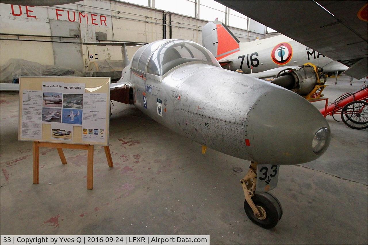 33, Morane-Saulnier MS.760 Paris C/N 33, Morane-Saulnier MS.760 Paris, Preserved at Naval Aviation Museum, Rochefort-Soubise airport (LFXR)