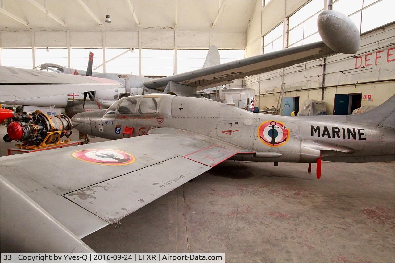 33, Morane-Saulnier MS.760 Paris C/N 33, Morane-Saulnier MS.760 Paris, Preserved at Naval Aviation Museum, Rochefort-Soubise airport (LFXR)