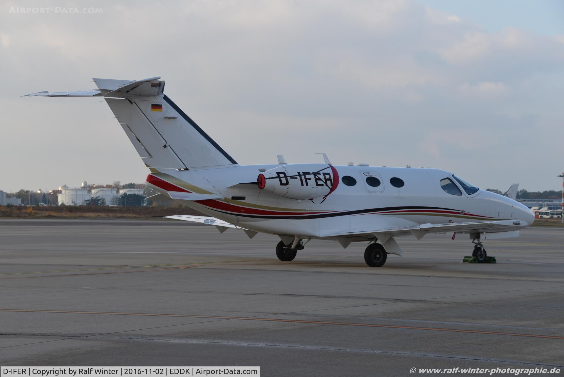 D-IFER, 2011 Cessna 510 Citation Mustang Citation Mustang C/N 510-0366, Cessna 510 Citation Mustang - HTM Jet Service - 510-0266 - D-IFER - 02.11.2016 - CGN