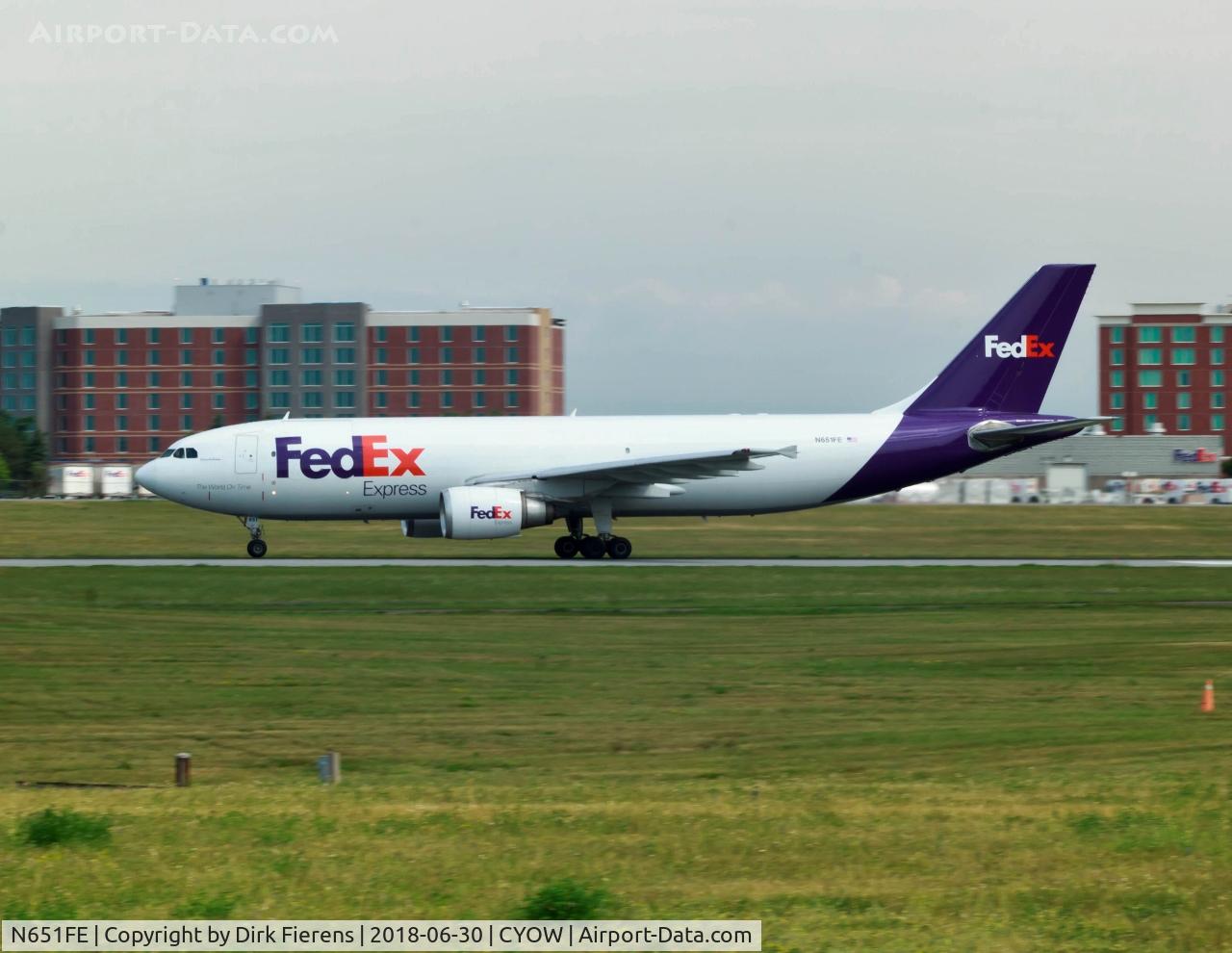 N651FE, 1994 Airbus A300F4-605R C/N 728, Departing for Newark Liberty Airport.