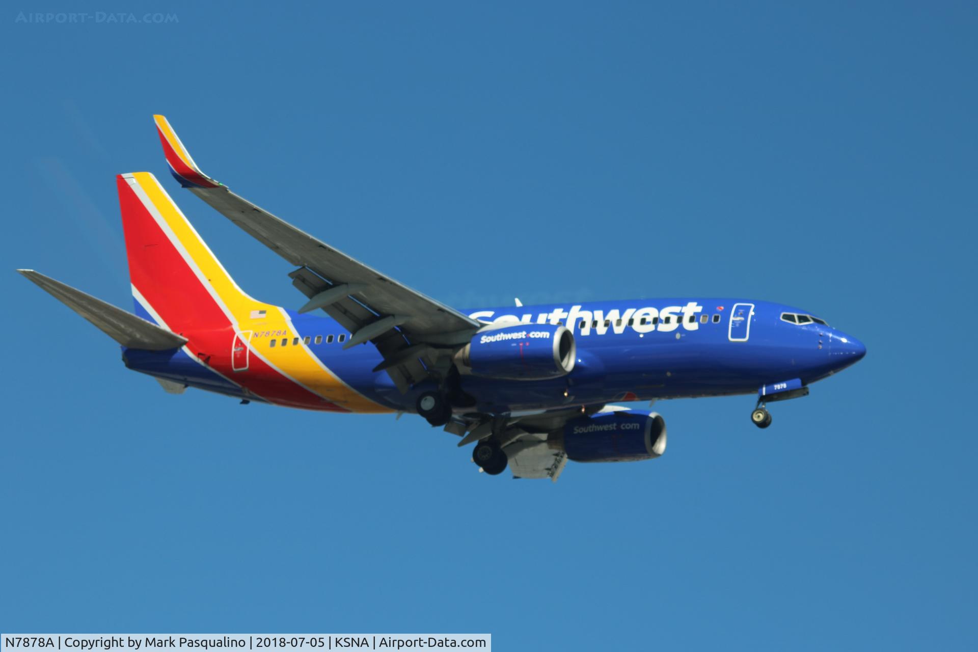 N7878A, 2005 Boeing 737-7K9 C/N 34320, Boeing 737-7K9
