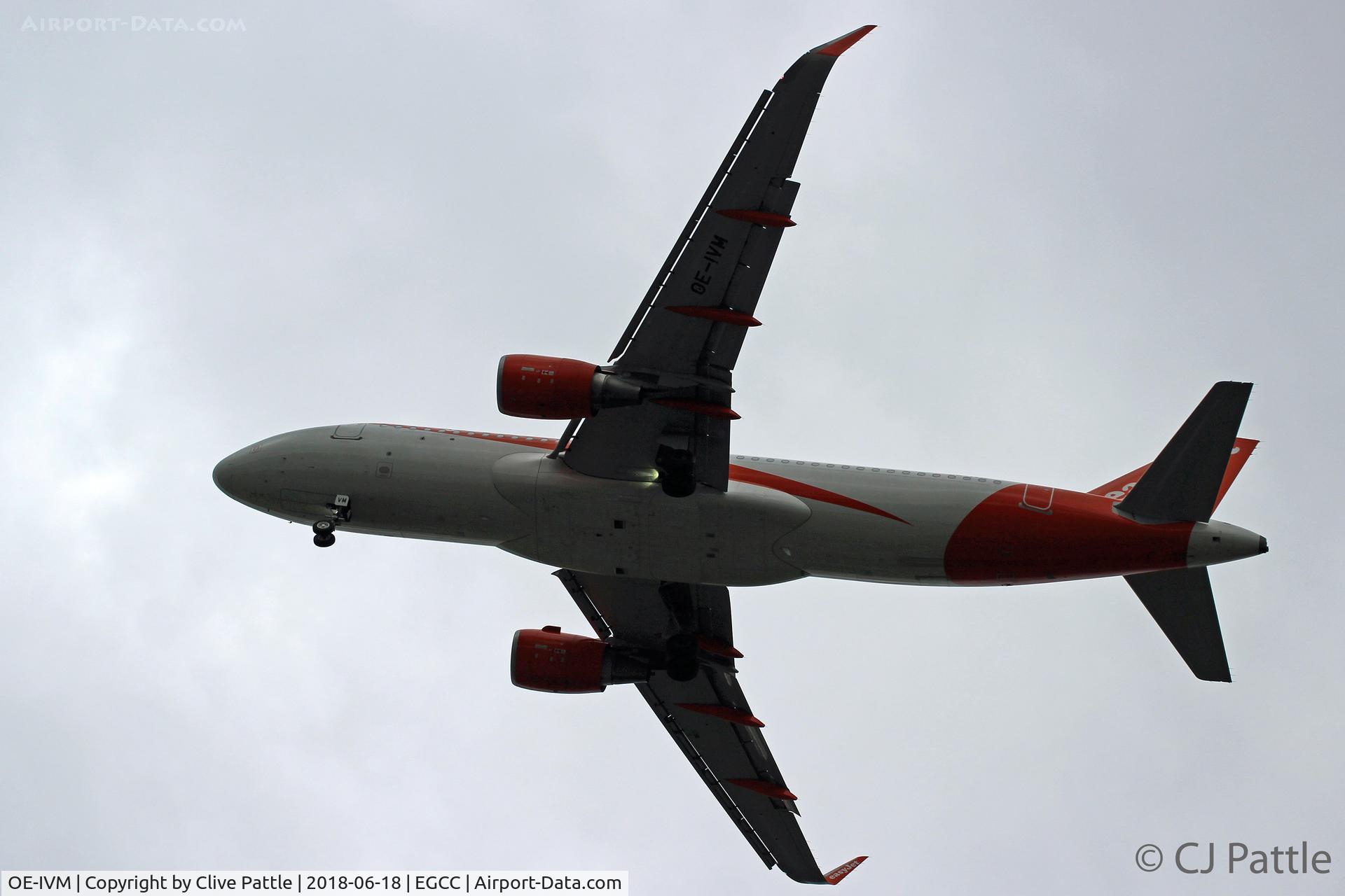 OE-IVM, 2017 Airbus A320-214 C/N 7537, Late evening landing at Manchester EGCC
