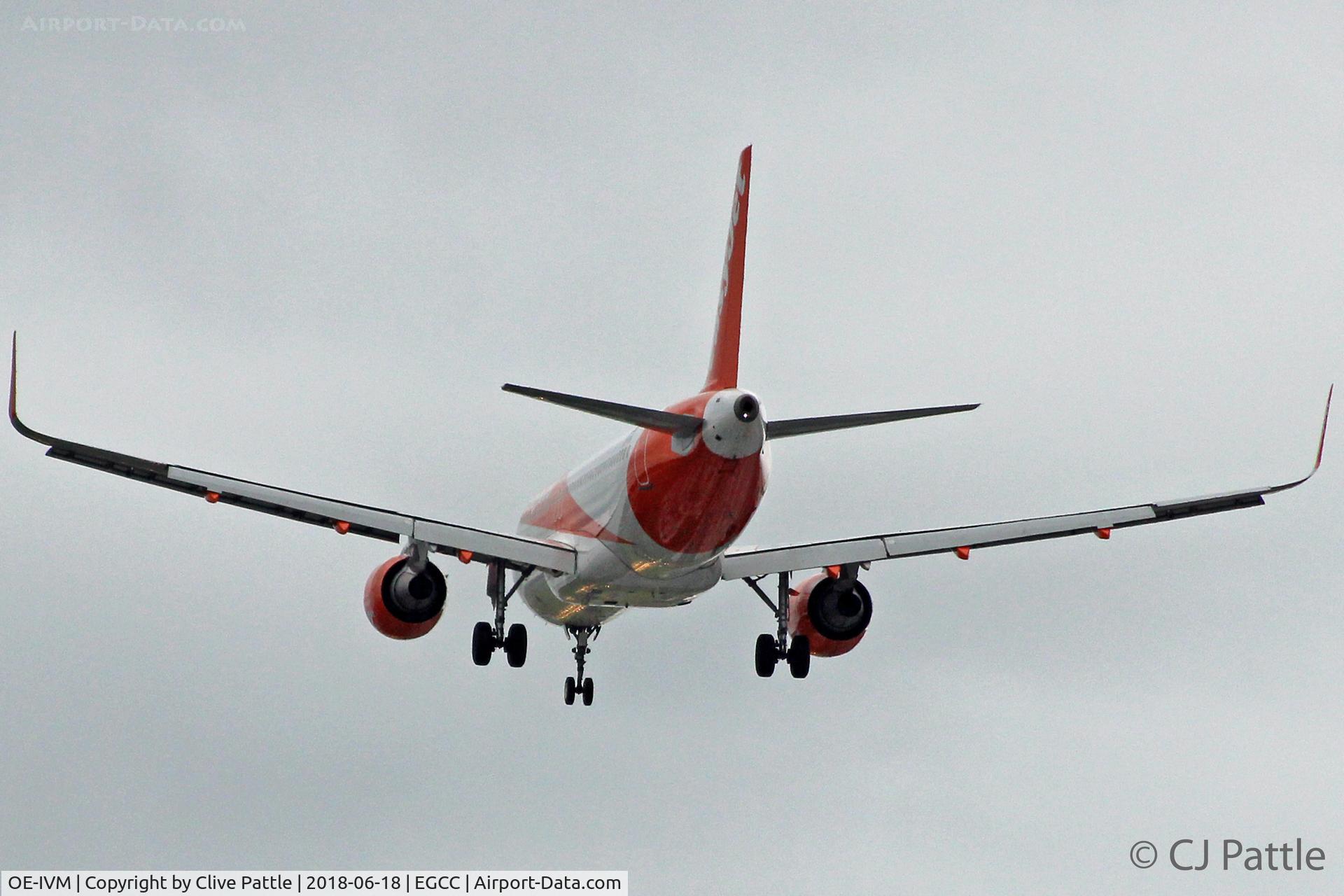 OE-IVM, 2017 Airbus A320-214 C/N 7537, Late evening landing at Manchester EGCC
