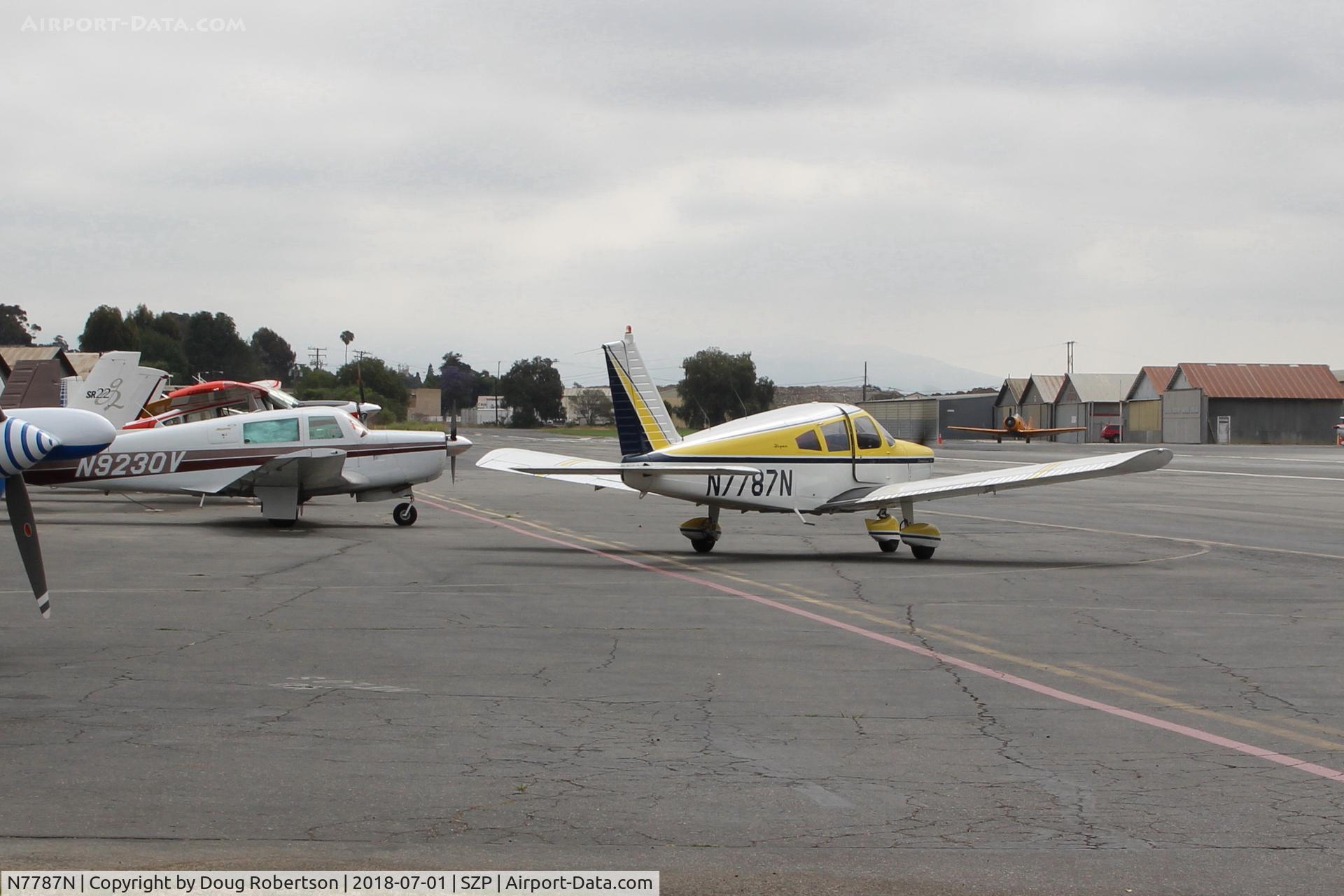 N7787N, 1969 Piper PA-28-180 Cherokee C/N 28-5235, 1969 Piper PA-28-180 CHEROKEE, Lycoming O&VO-360 180 Hp, taxi