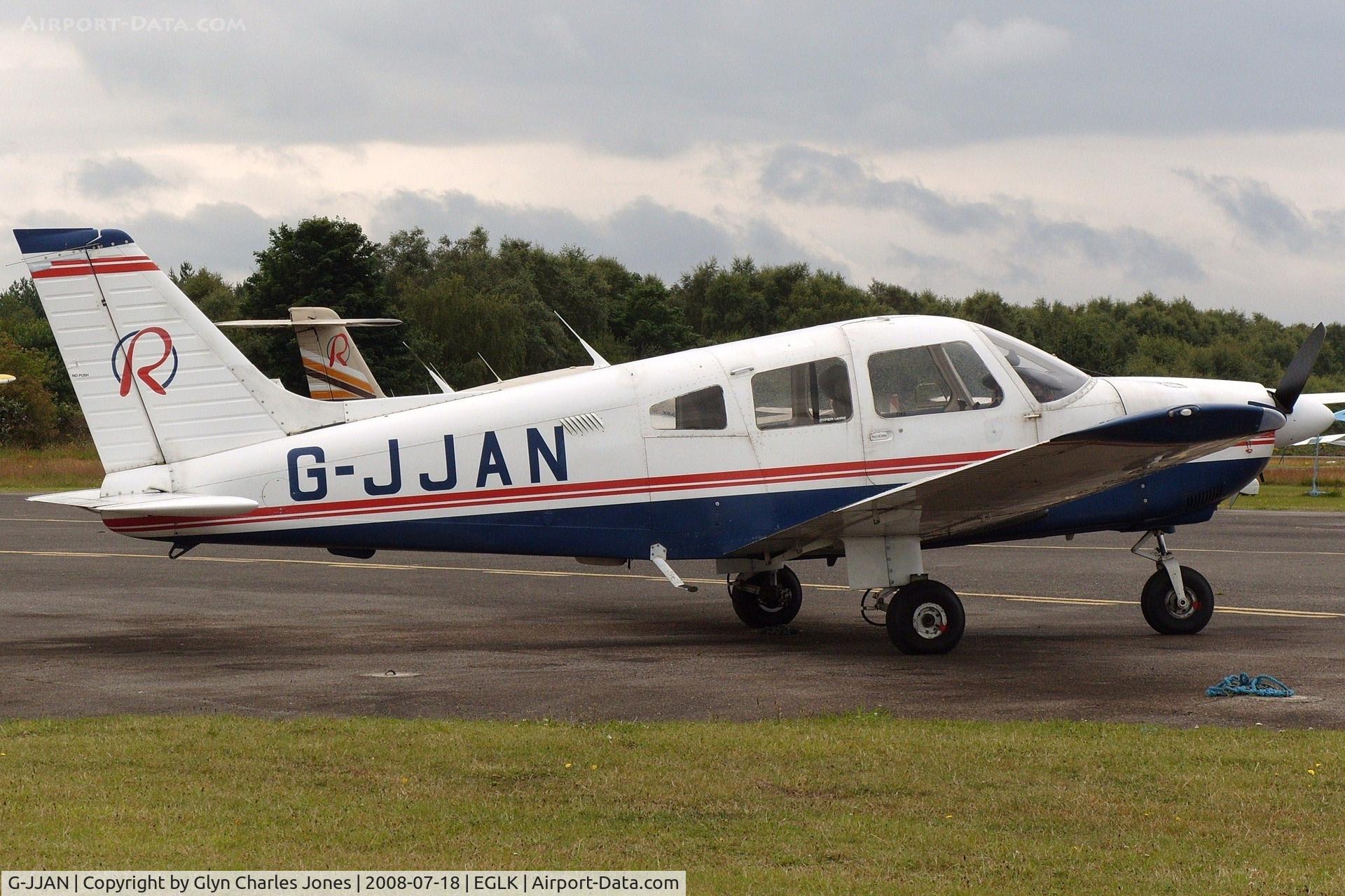 G-JJAN, 1986 Piper PA-28-181 Cherokee Archer II C/N 28-90007, Previously N9105Z. Operated by Redhill Aviation.