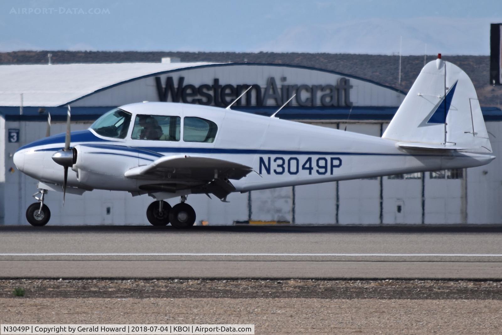 N3049P, 1957 Piper PA-23 C/N 23-961, Take off on RWY 10L.