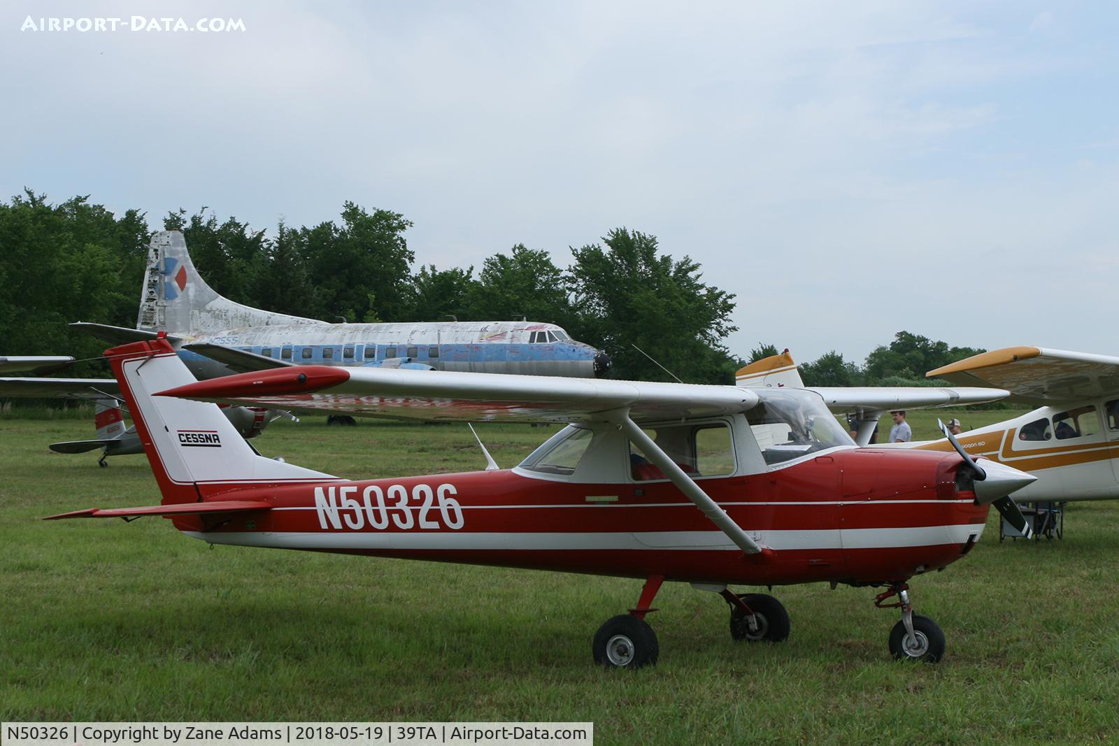 N50326, 1968 Cessna 150H C/N 15069229, At the 2018 Flying Tigers fly-in - Paris, TX