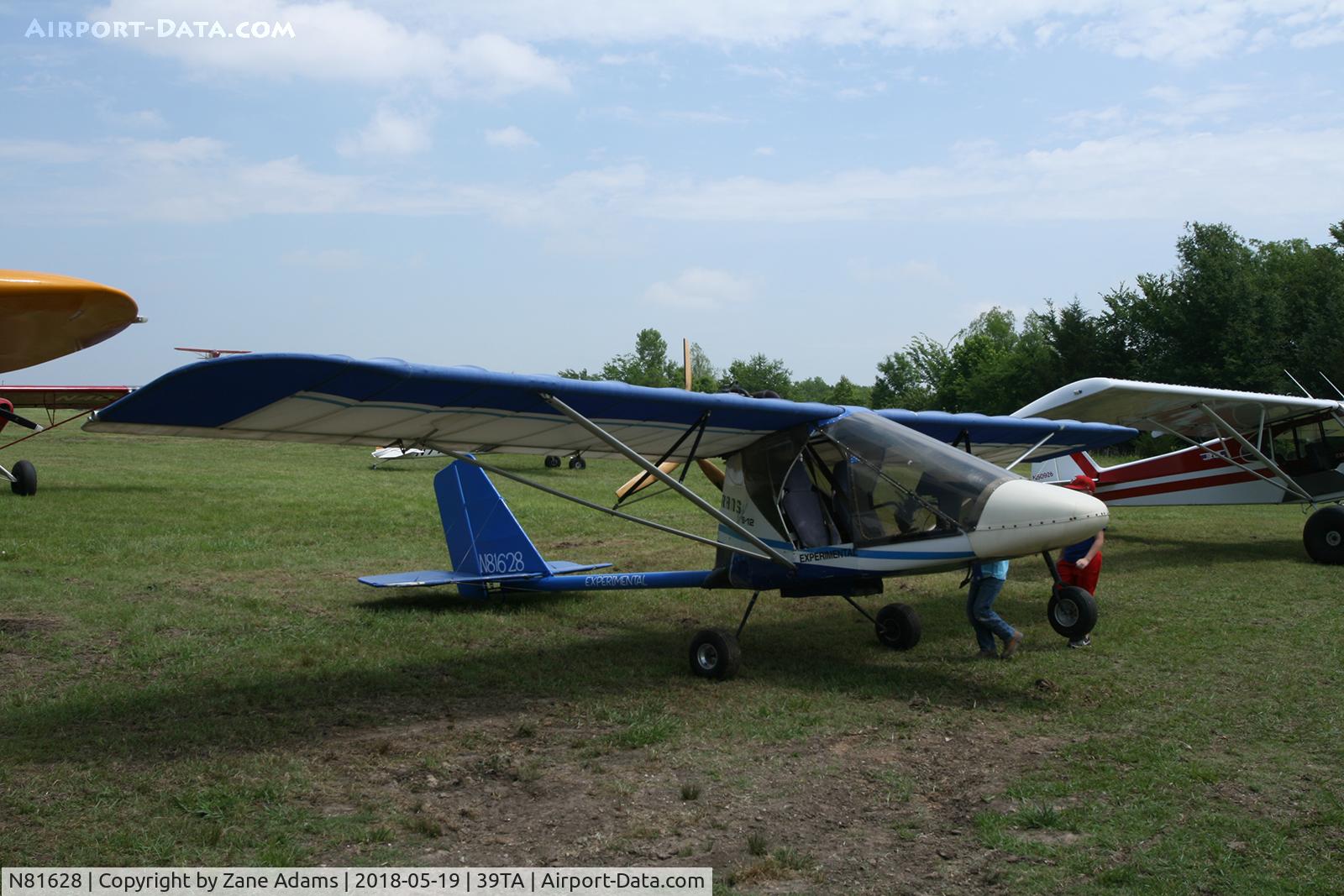 N81628, 1995 Rans S-12 Airaile C/N 019555, At the 2018 Flying Tigers fly-in - Paris, TX