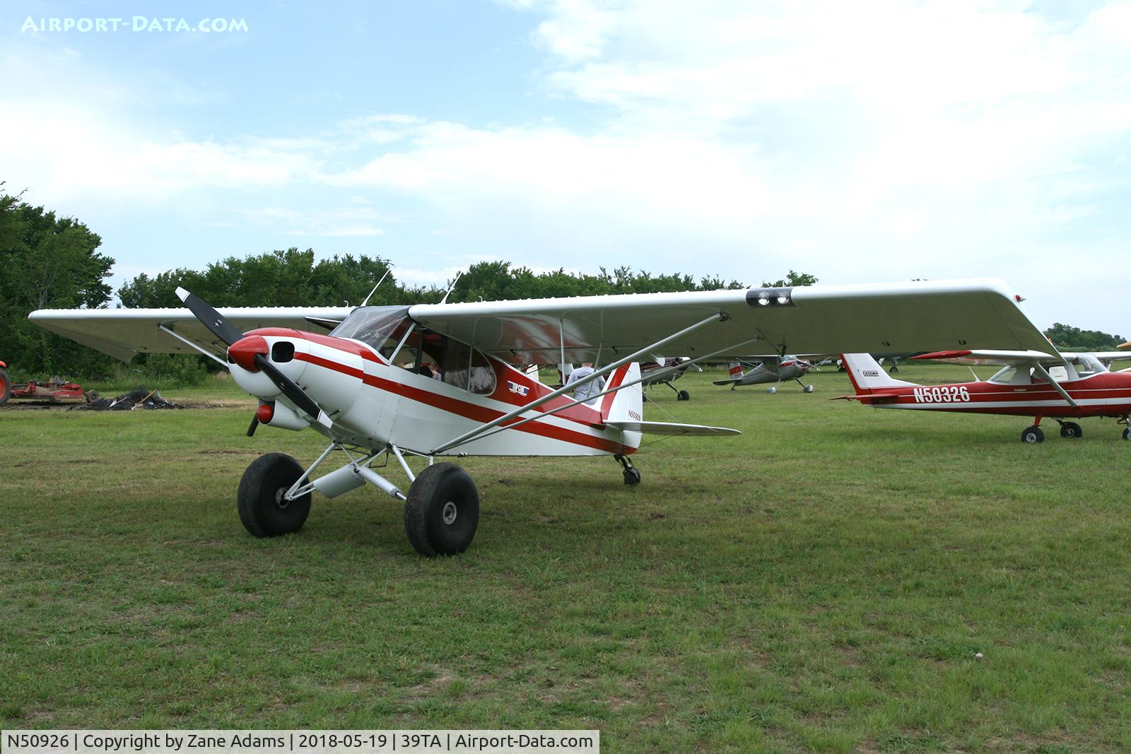 N50926, 1992 Richmond Jim R TOP CUB C/N 002, At the 2018 Flying Tigers fly-in - Paris, TX