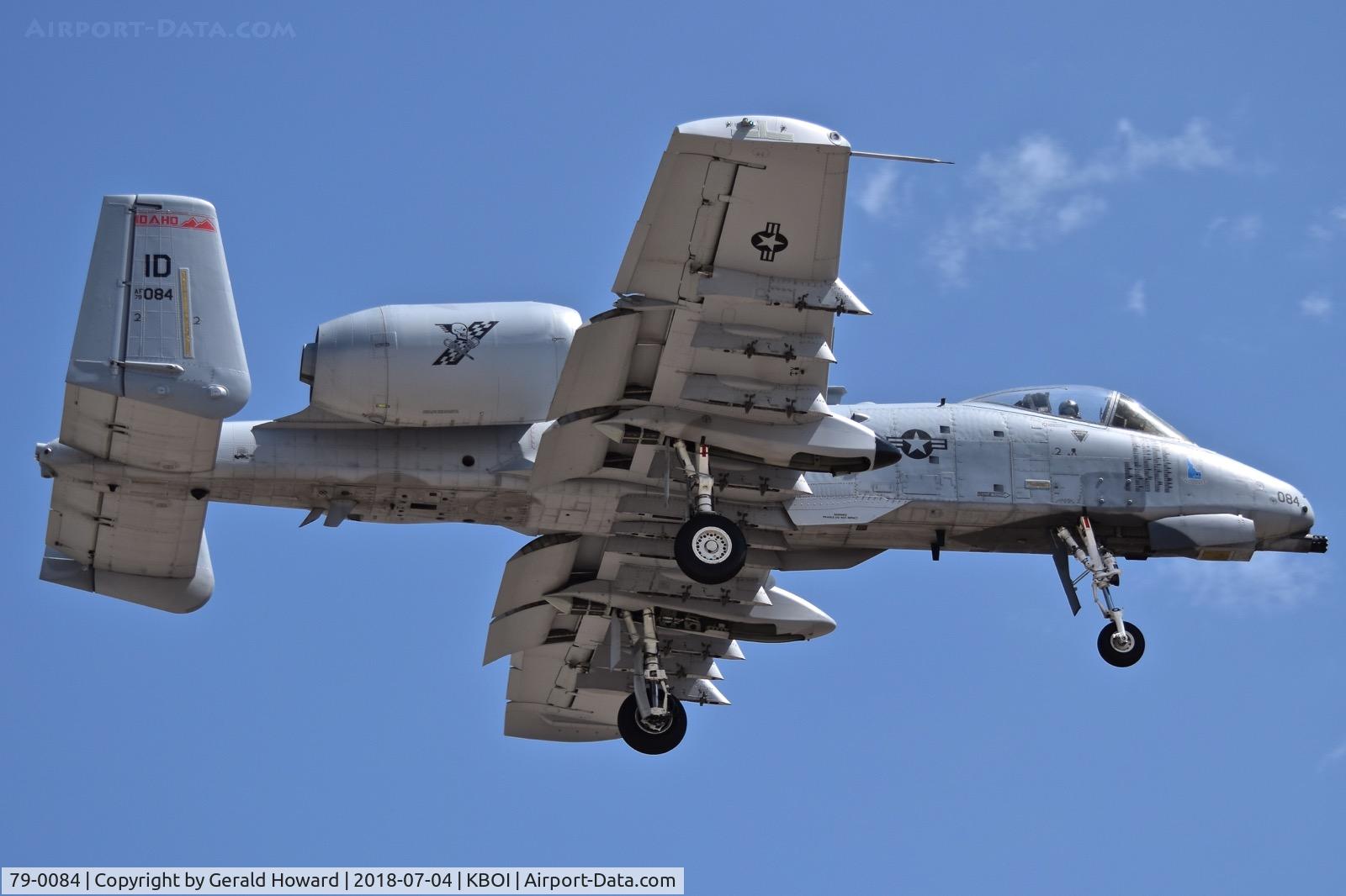 79-0084, 1979 Fairchild Republic A-10C Thunderbolt II C/N A10-0348, 190th Fighter Sq., 124th Fighter Wing, Idaho ANG.