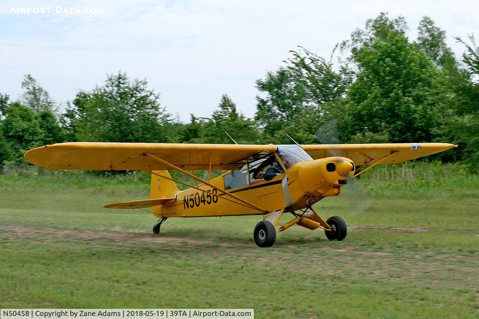 N50458, 1983 Piper PA-18-150 Super Cub C/N 18-8309020, At the 2018 Flying Tigers fly-in - Paris, TX